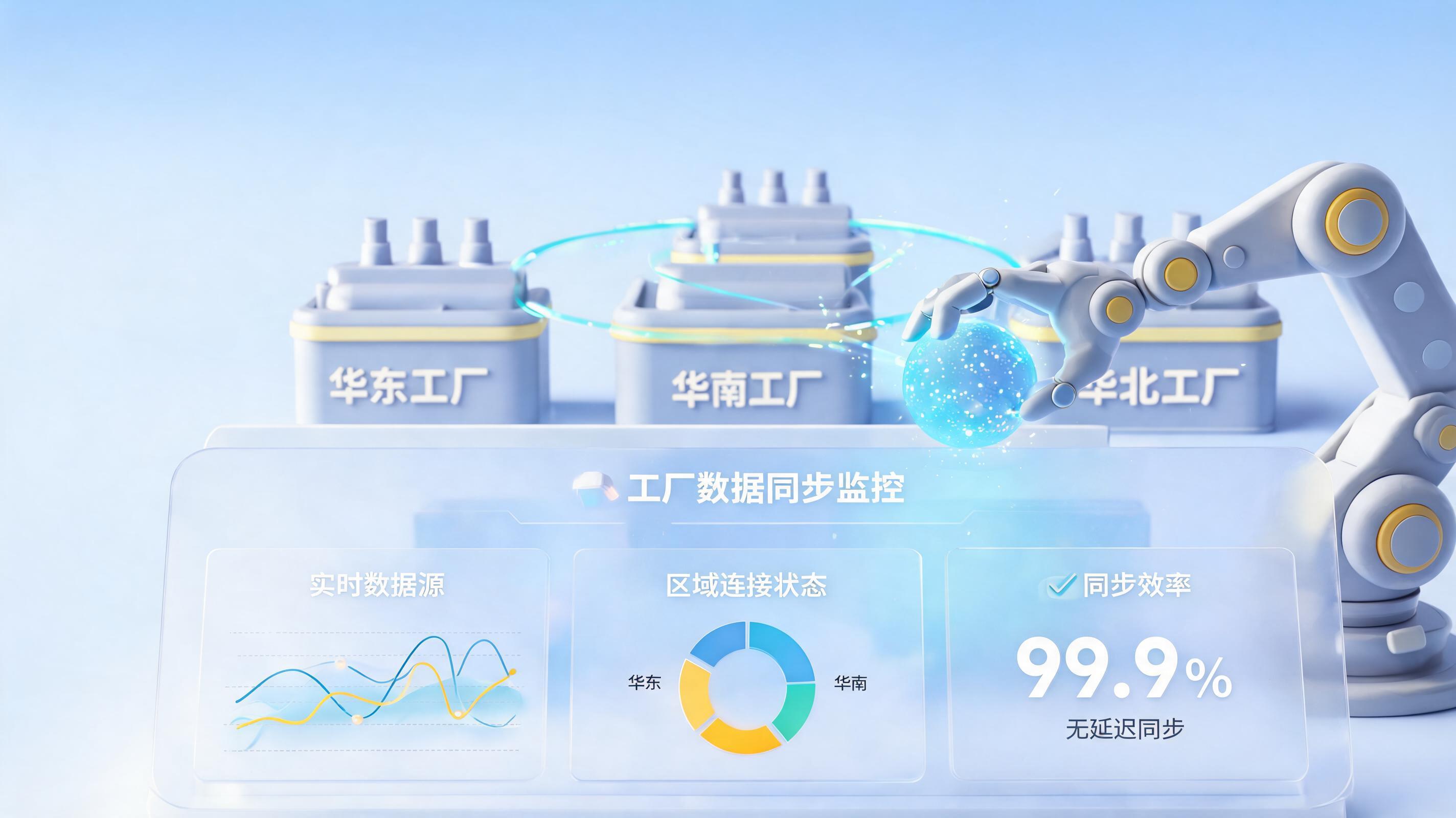 多厂区数据信息孤岛如何打通?集团制造业多厂区数据实时同步管控