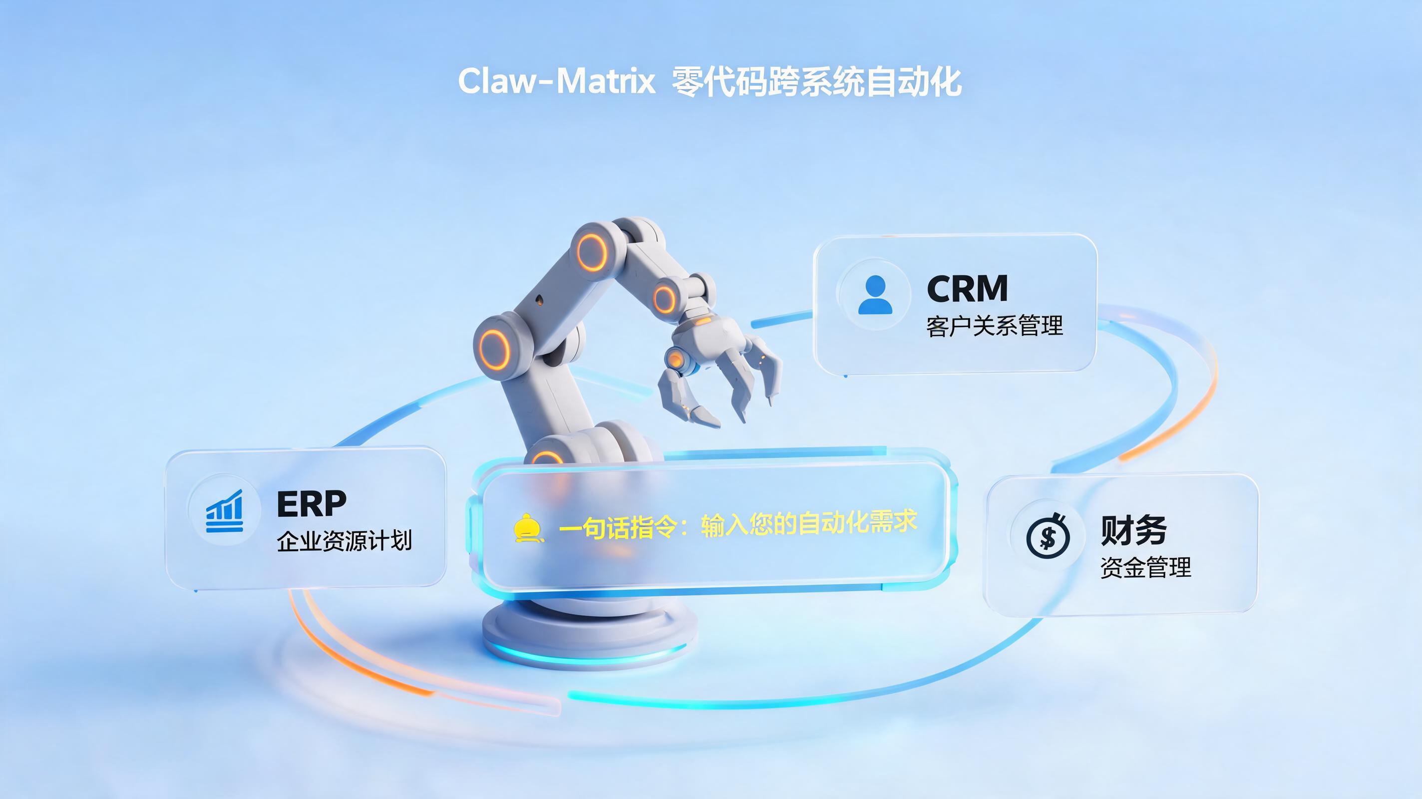 跨系统业务流转接口开发成本高怎么办？代办龙虾一句话驱动跨系统业务办理_图1