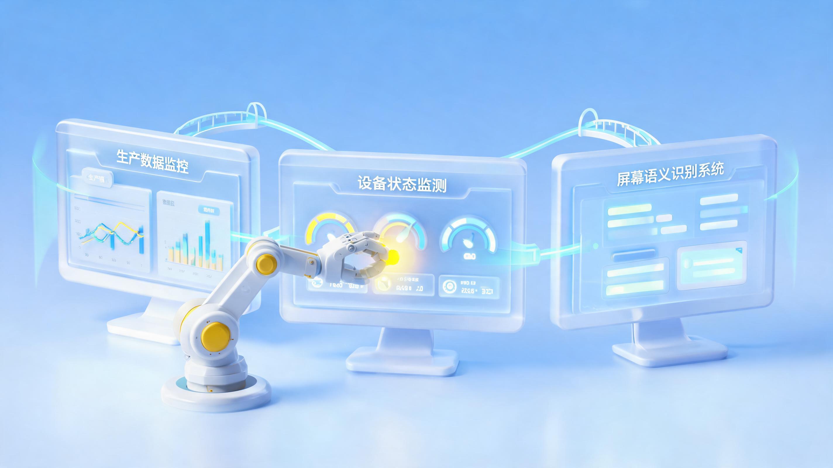 工业系统无 API 如何实现对接?屏幕语义识别技术打通数据互通通道