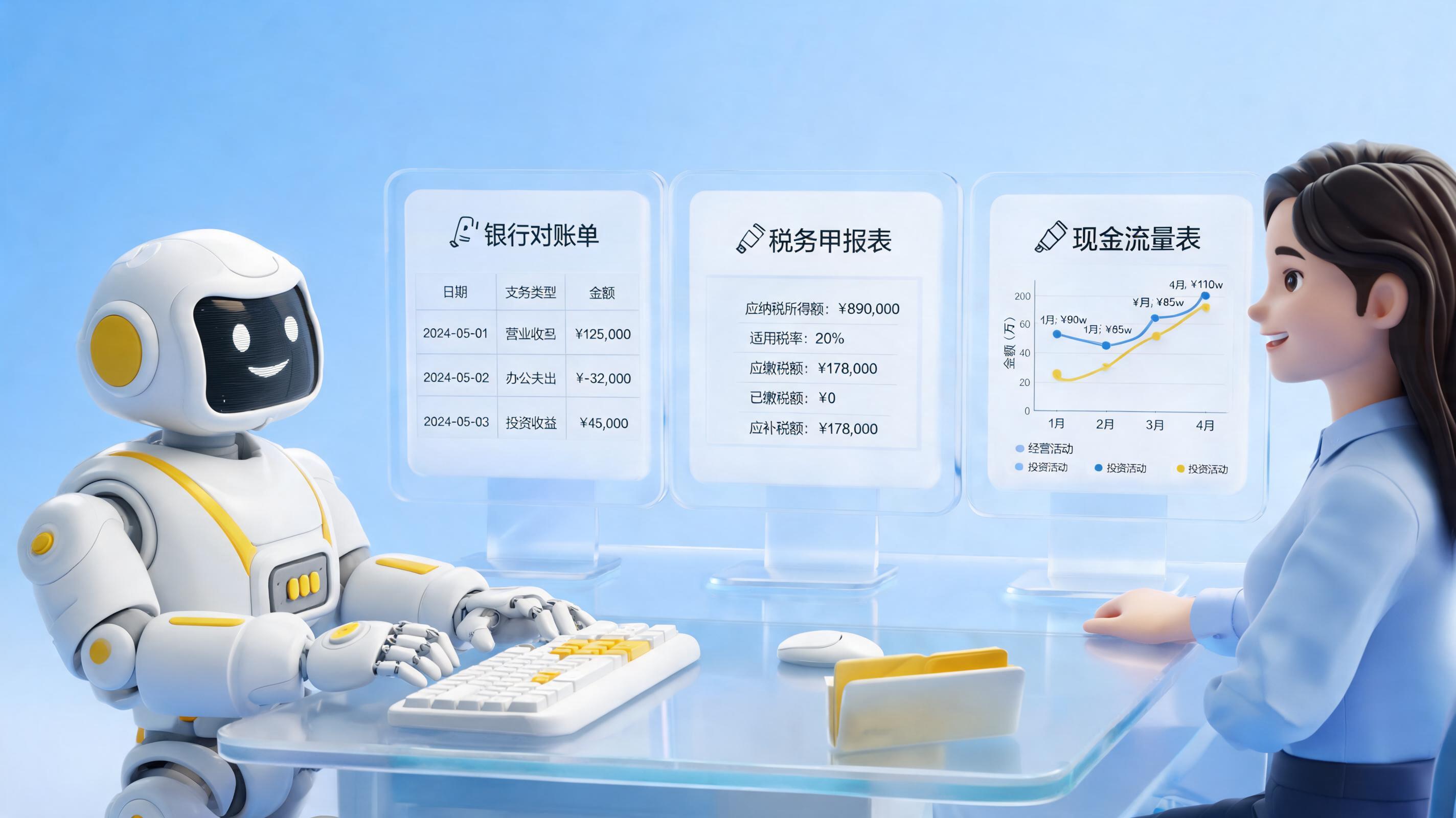 财务数字员工都能做什么？覆盖资金税务核算报表审计全流程场景_图1