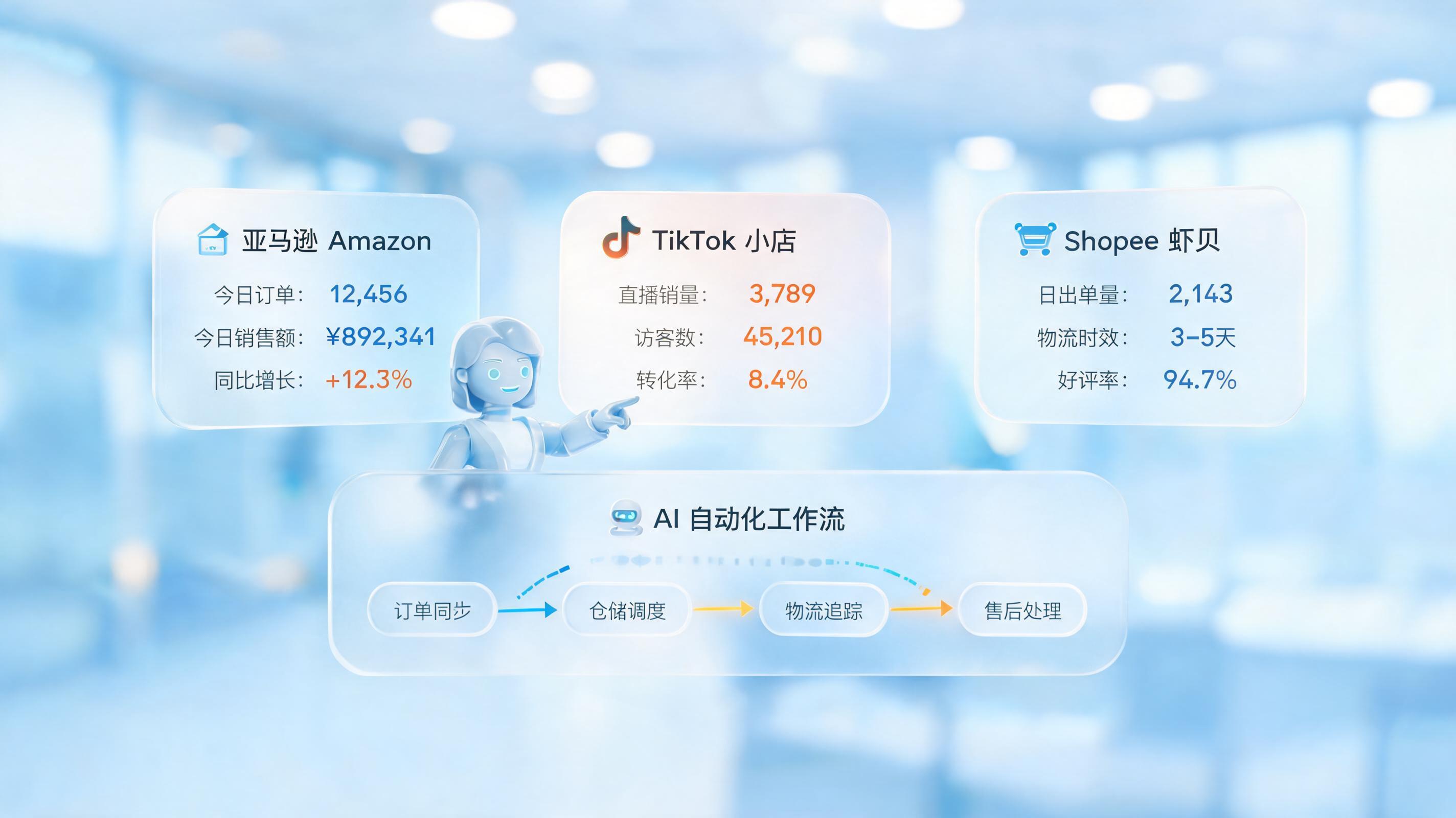 跨境电商企业有没有能自动运营店铺的AI Agent推荐？_图1