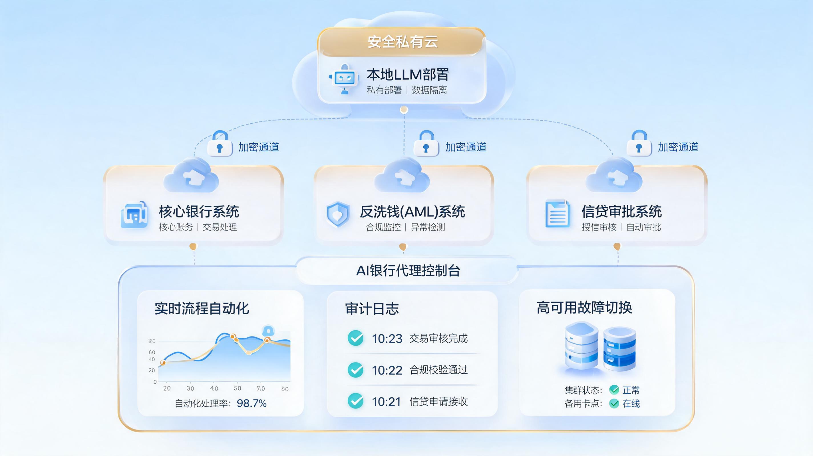 银行业务流程自动化该选哪款AI Agent？金融级安全要求拆解_图1