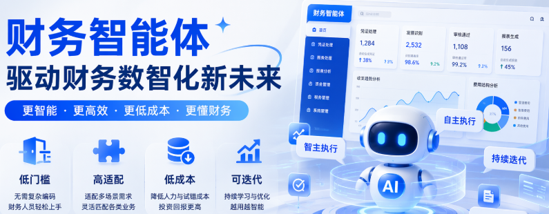 2026财务智能体选型全攻略:场景适配、产品推荐与落地实操指南