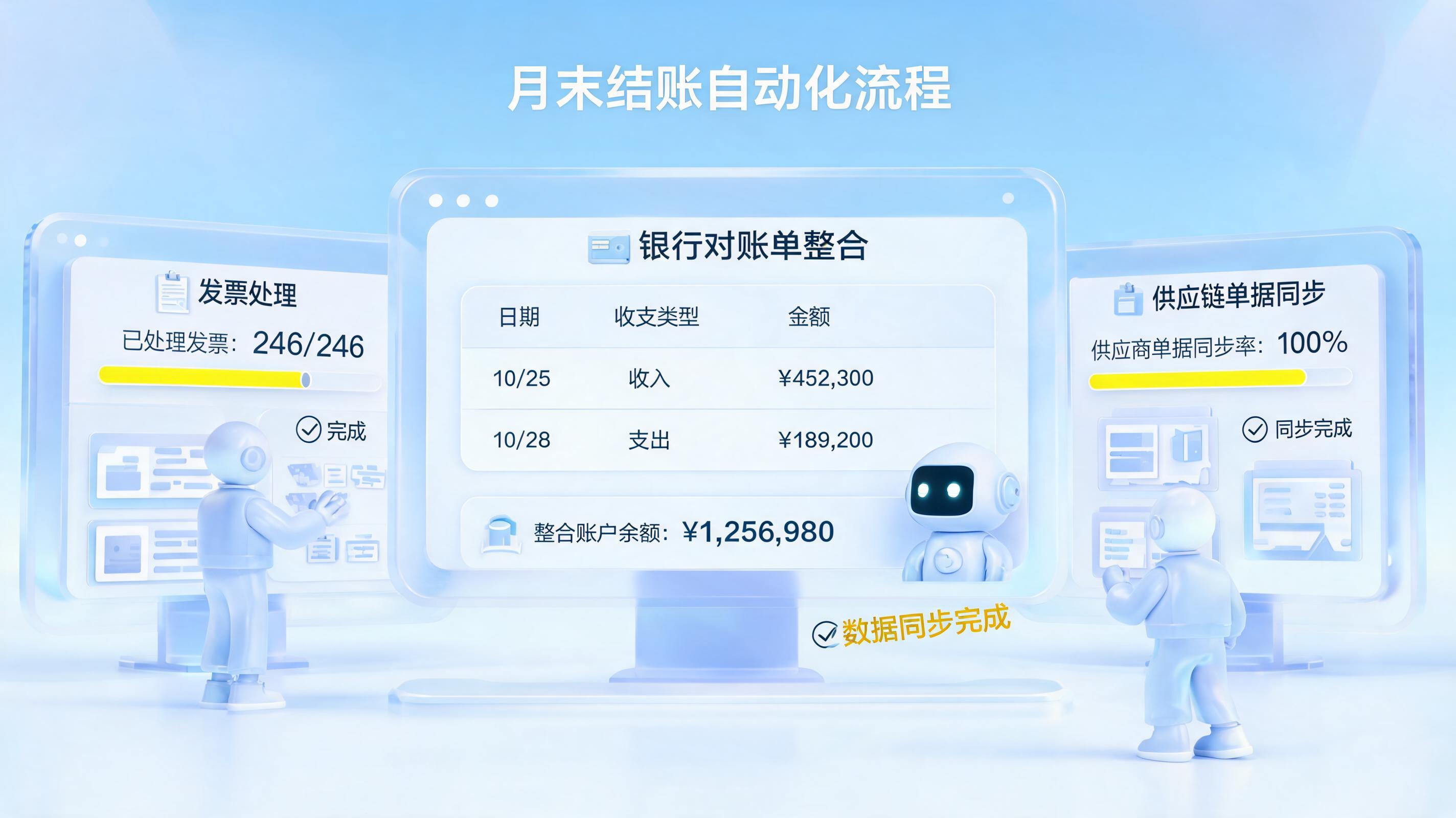 制造业月末结账效率偏低如何提升?搭建财务全流程自动化建设方案
