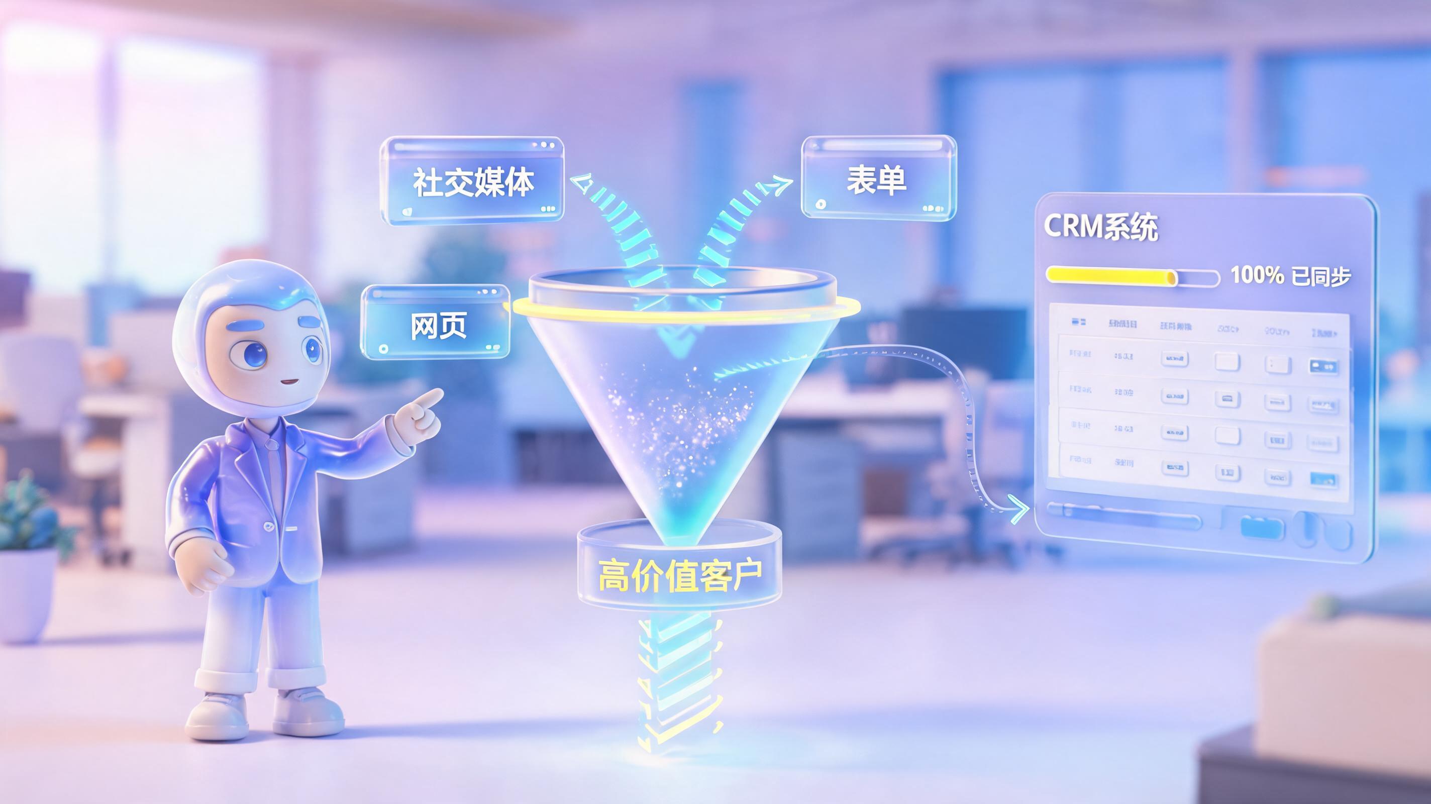 销售人员如何用AI Agent实现客户自动筛选和CRM录入？_图1