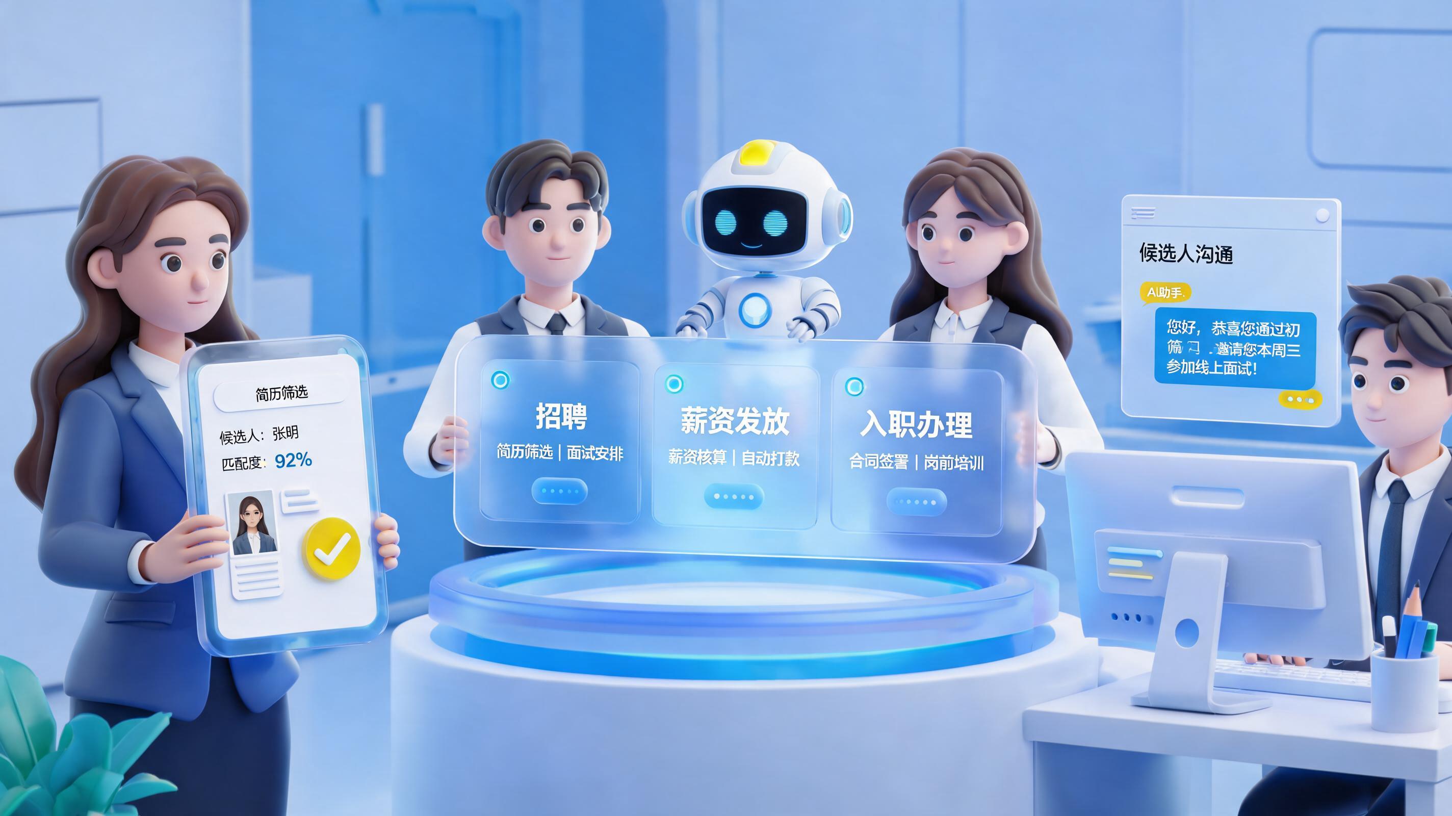 HR如何用AI Agent实现招聘到入职的全链路自动化？_图1