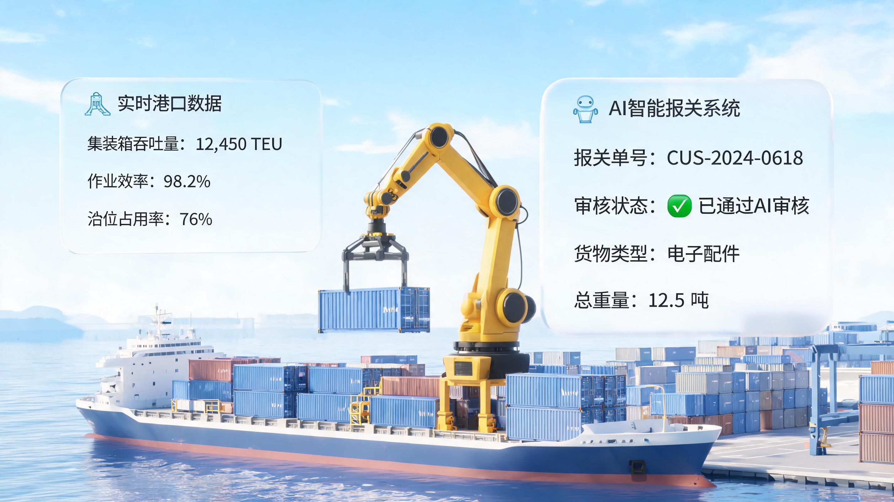 港口物流智能体：重塑集装箱调度、海关申报与堆场管理的自动化未来