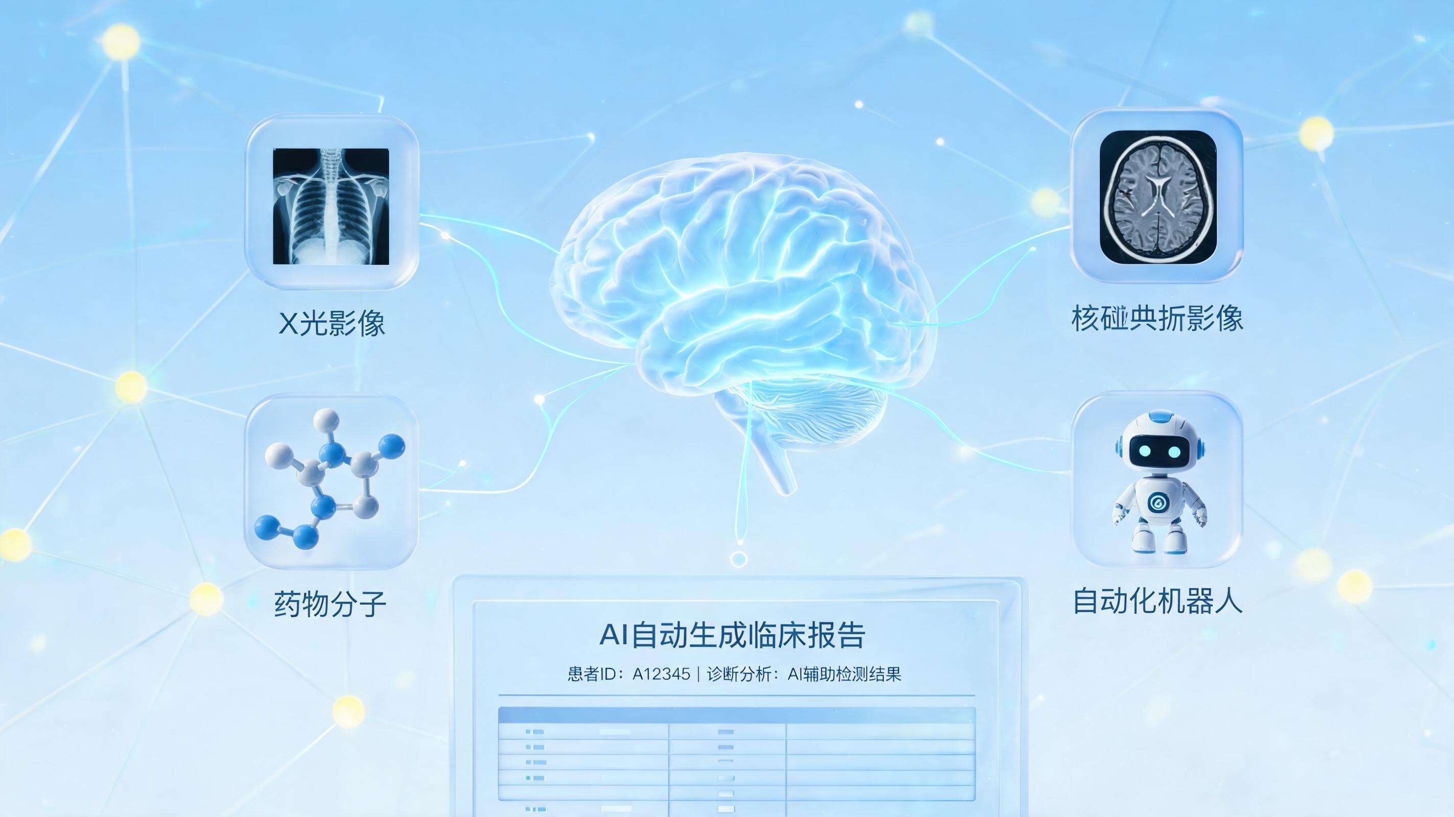 医疗AI赛道深度扫描：从影像诊断到药物研发的主流厂商能力矩阵