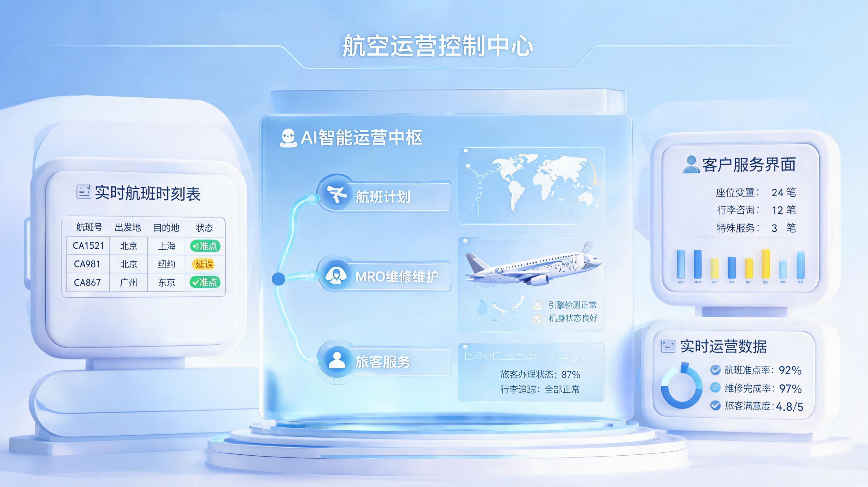 航空业智能体选型：航班调度、机务维修、旅客服务的自动化路径