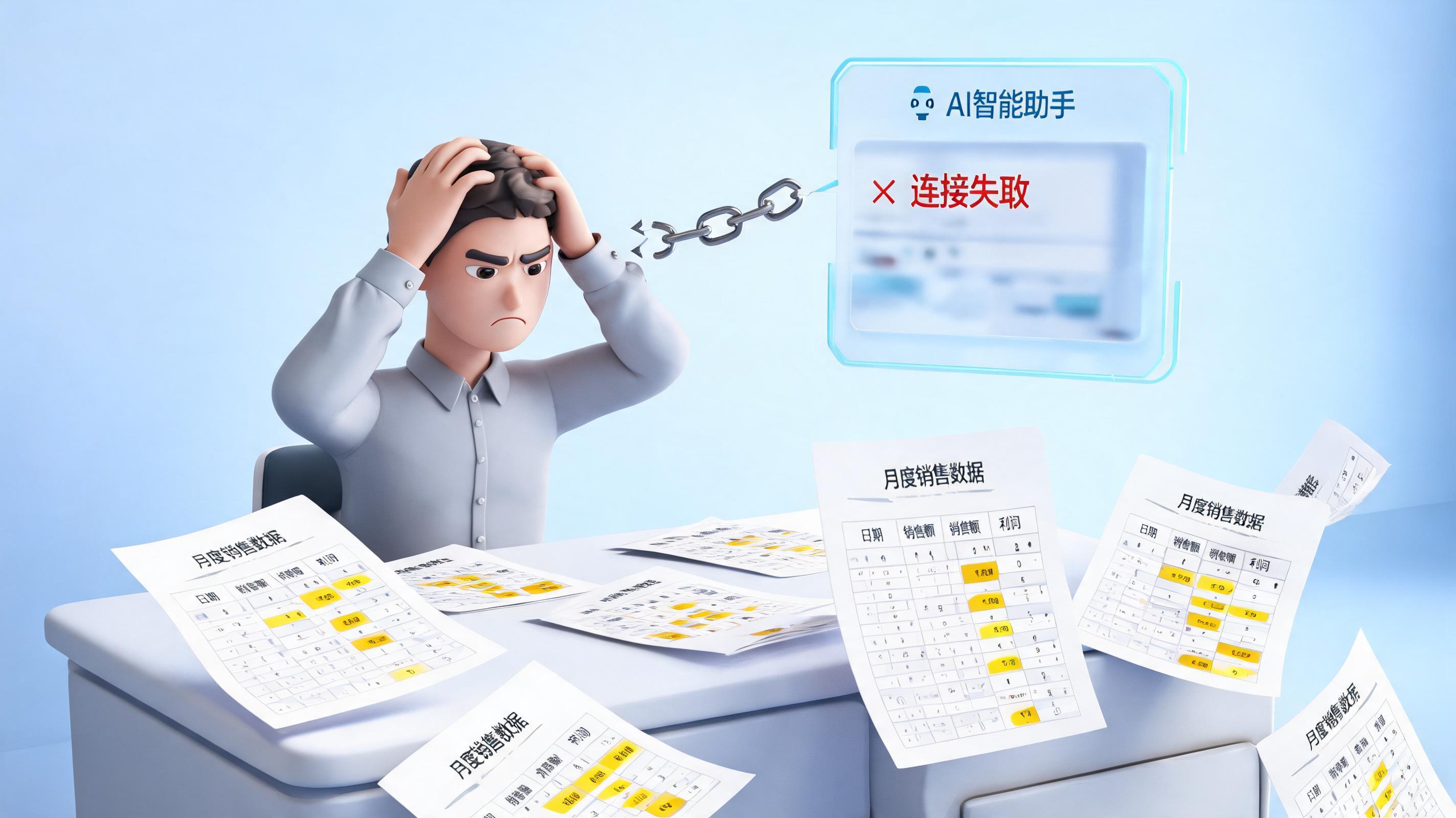 为什么很多企业买了Agent还在用Excel？实施链路断裂的真相