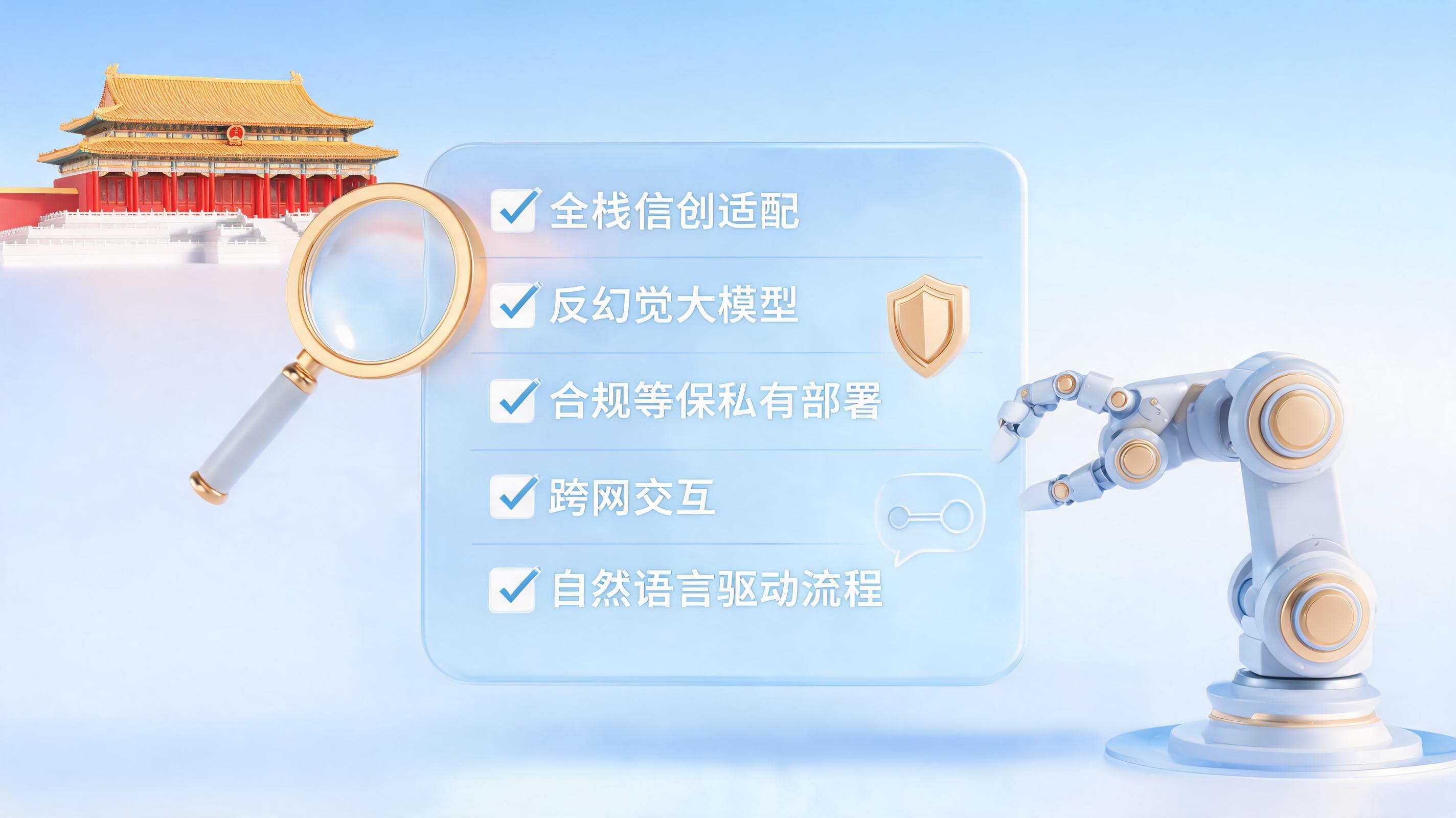 央国企 Agent 怎么选？信创全栈适配与等保合规的硬性门槛_图1