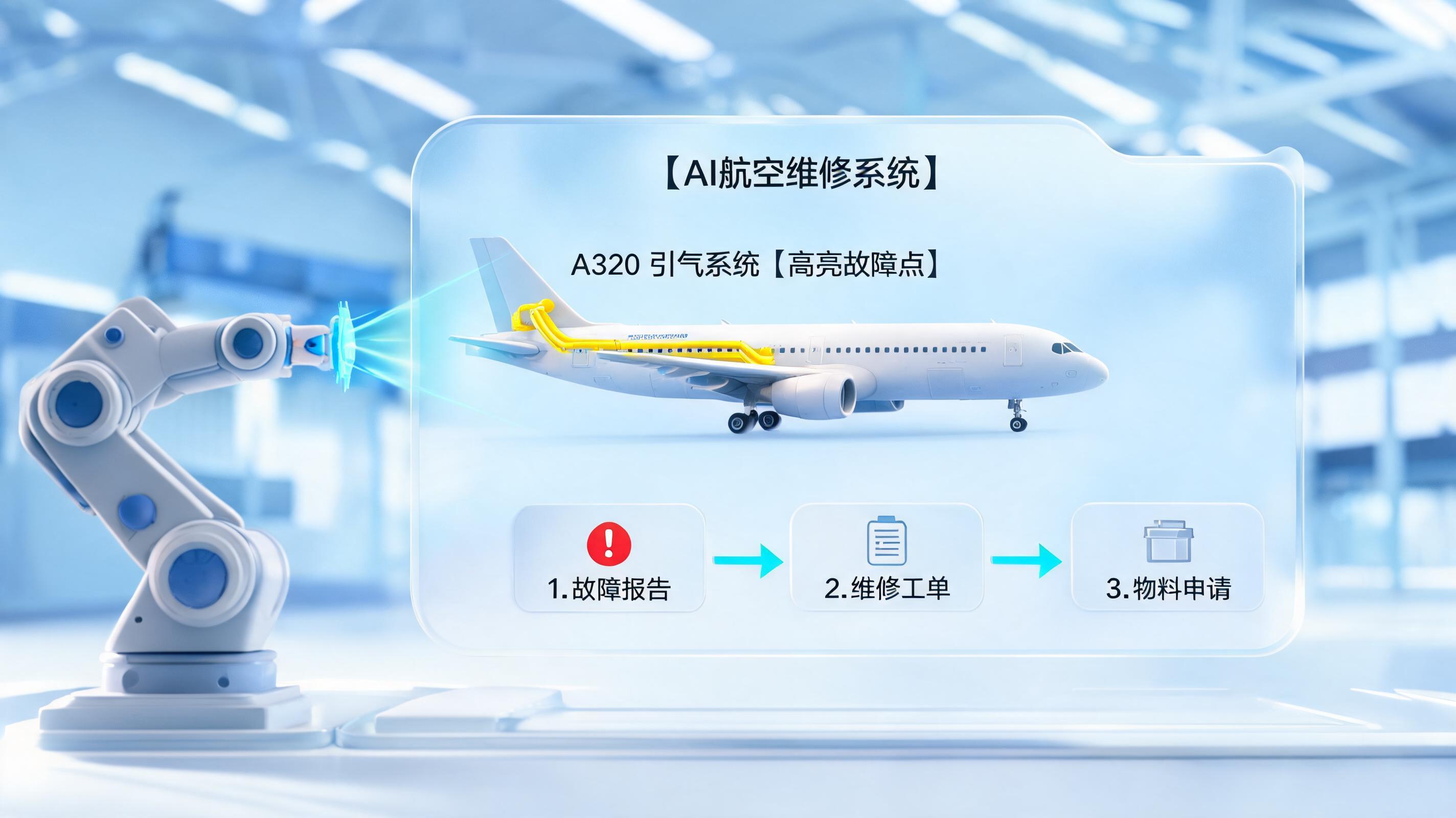 航司「机务维修智能体」:从故障报告到航材申领,实现全流程自主闭环