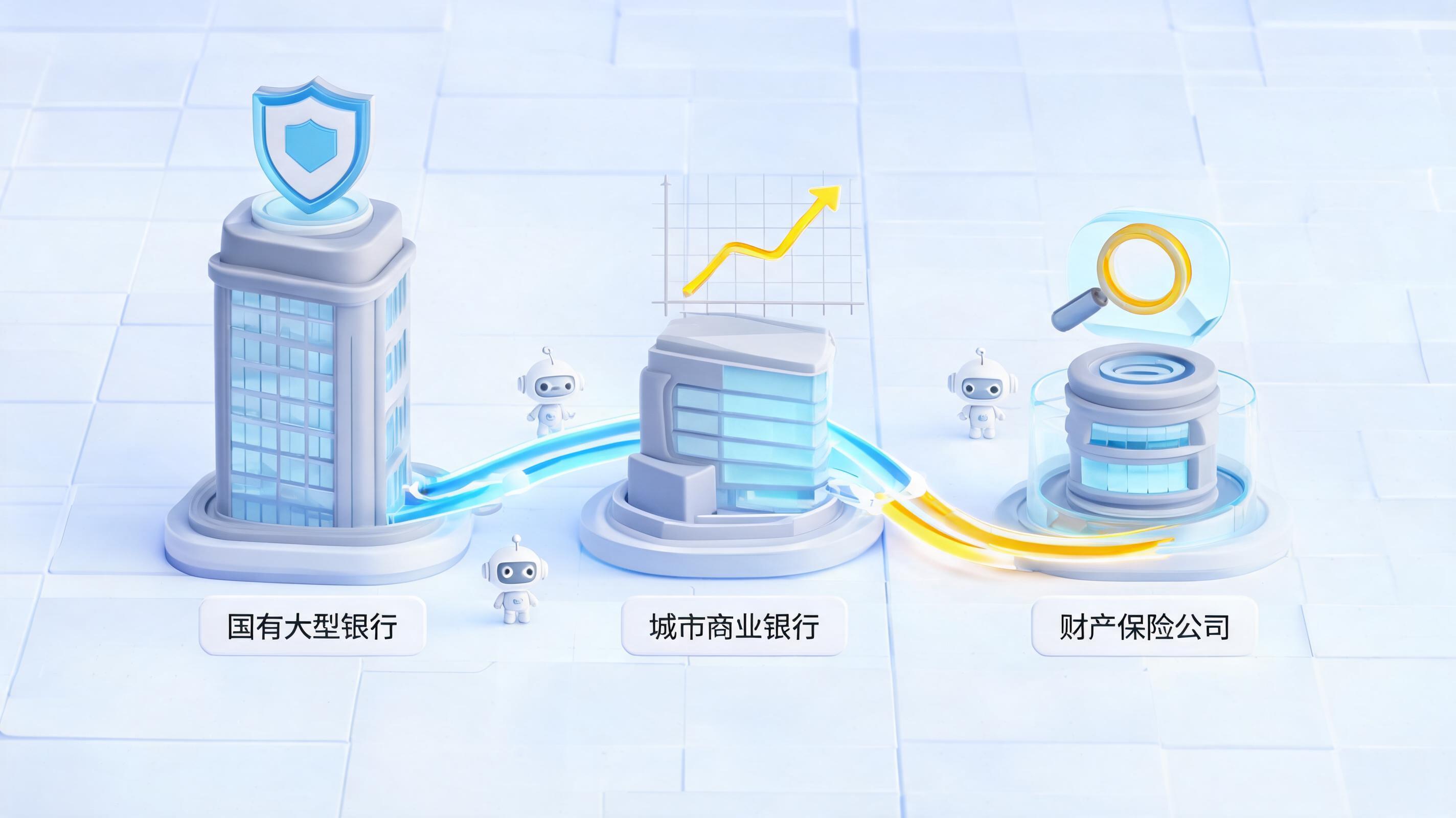 国有大行 vs 城商行 vs 财险公司：不同金融体量的智能体选型逻辑