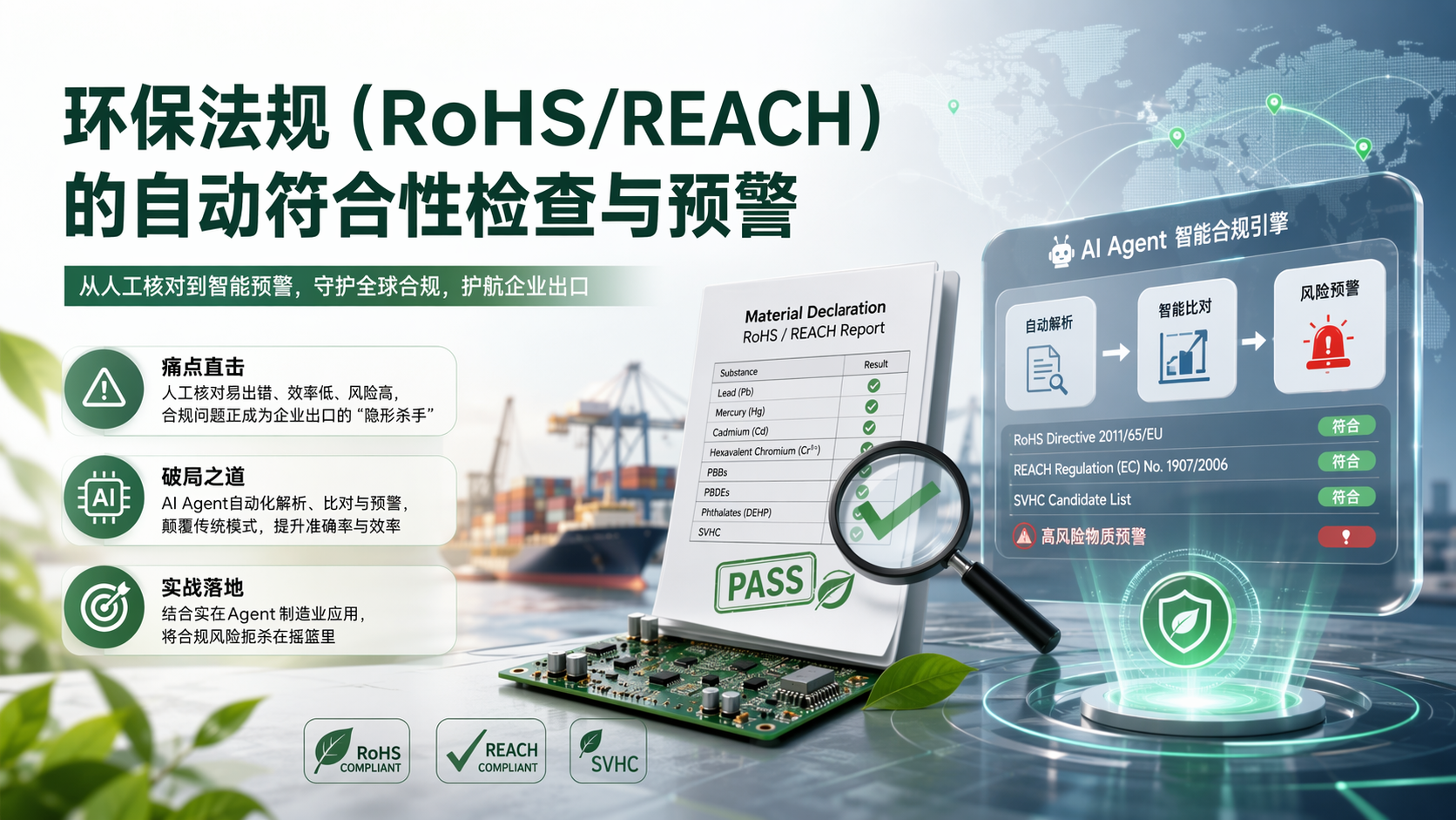环保法规（RoHS/REACH）的自动符合性检查与预警_图1