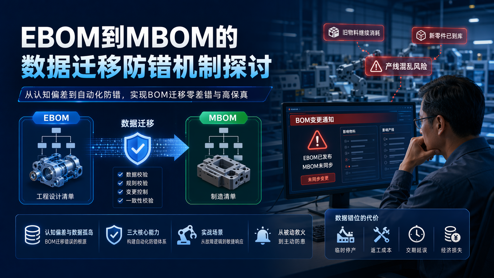 EBOM到MBOM的数据迁移防错机制探讨
