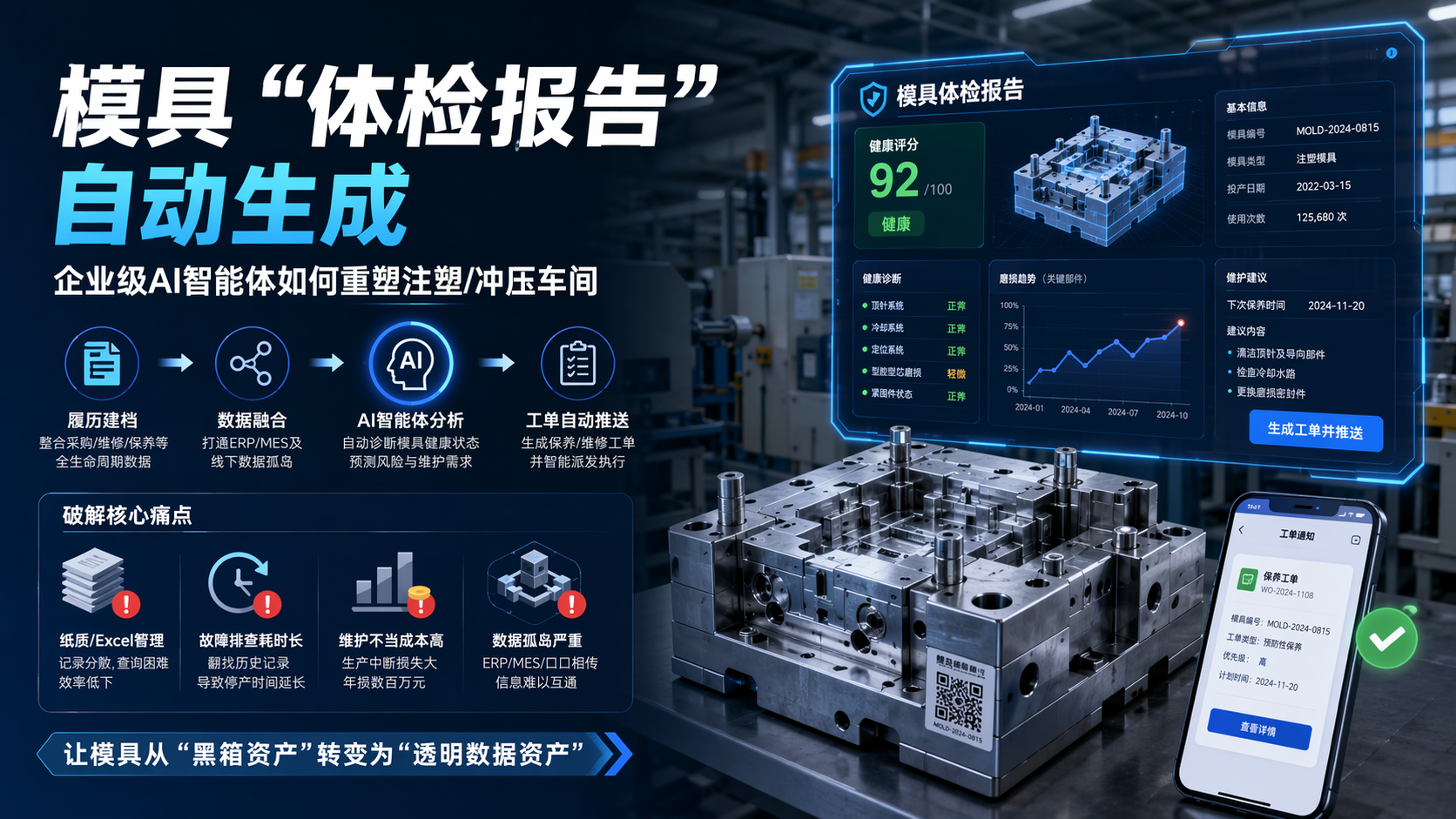 模具“体检报告”自动生成：企业级AI智能体如何重塑注塑/冲压车间_图1
