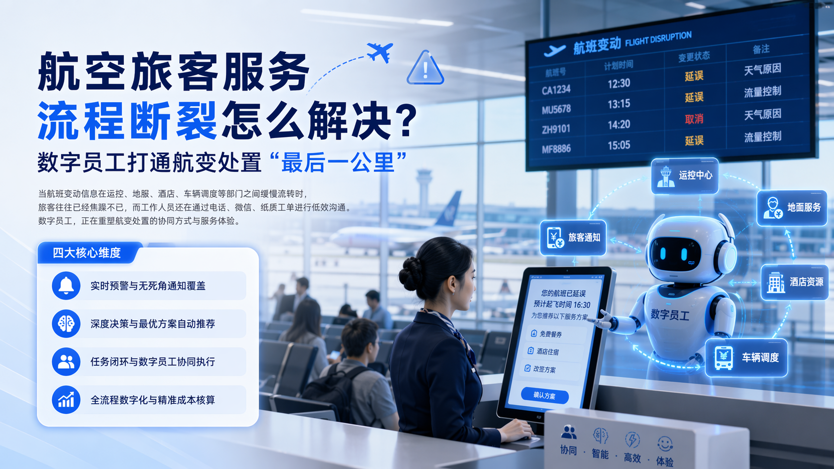 航空旅客服务流程断裂怎么解决？数字员工打通航变处置“最后一公里”_图1