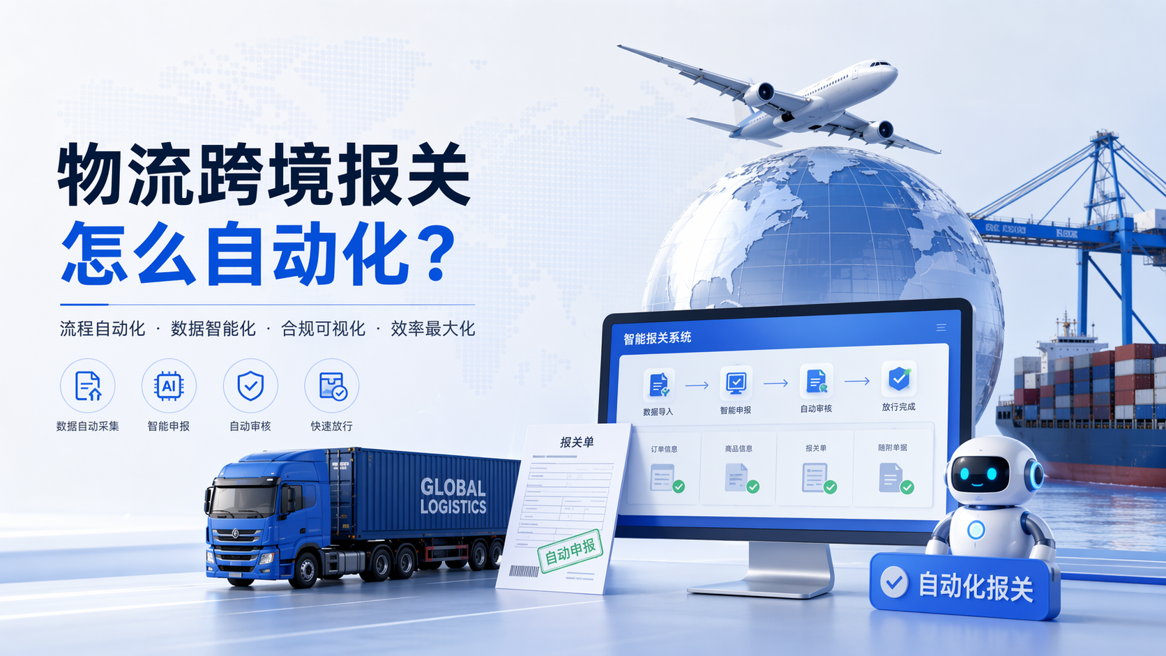 物流跨境报关怎么自动化？