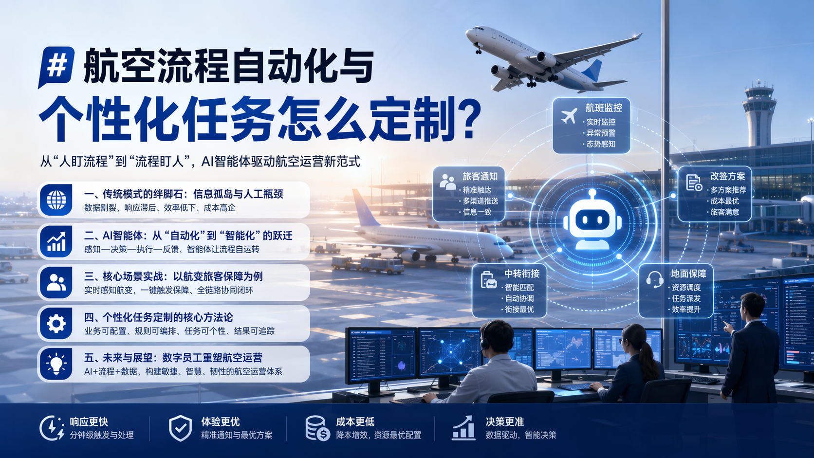航空流程自动化与个性化任务怎么定制?