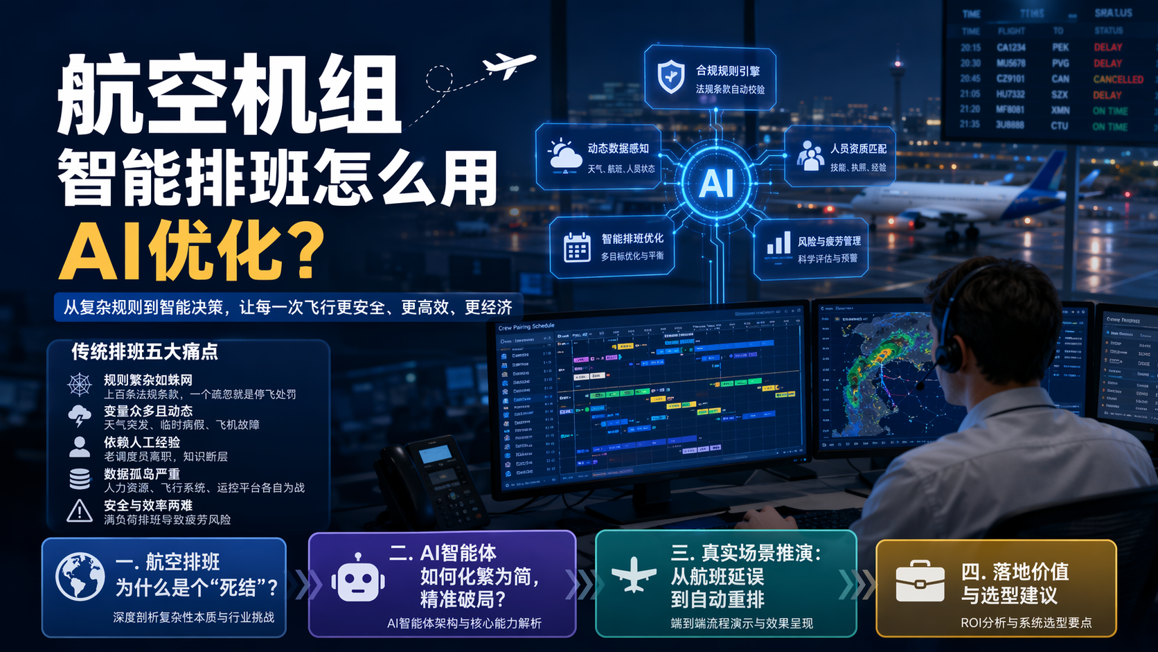 航空机组智能排班怎么用AI优化？_图1
