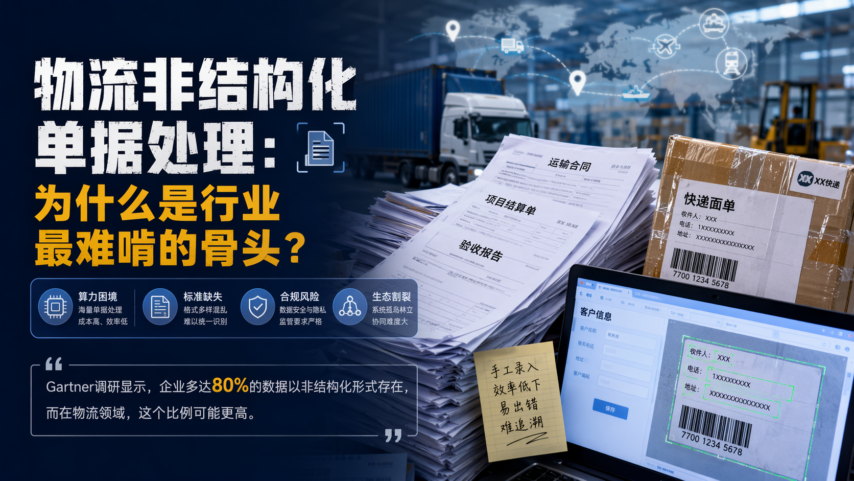 物流非结构化单据处理：为什么是行业最难啃的骨头？_图1