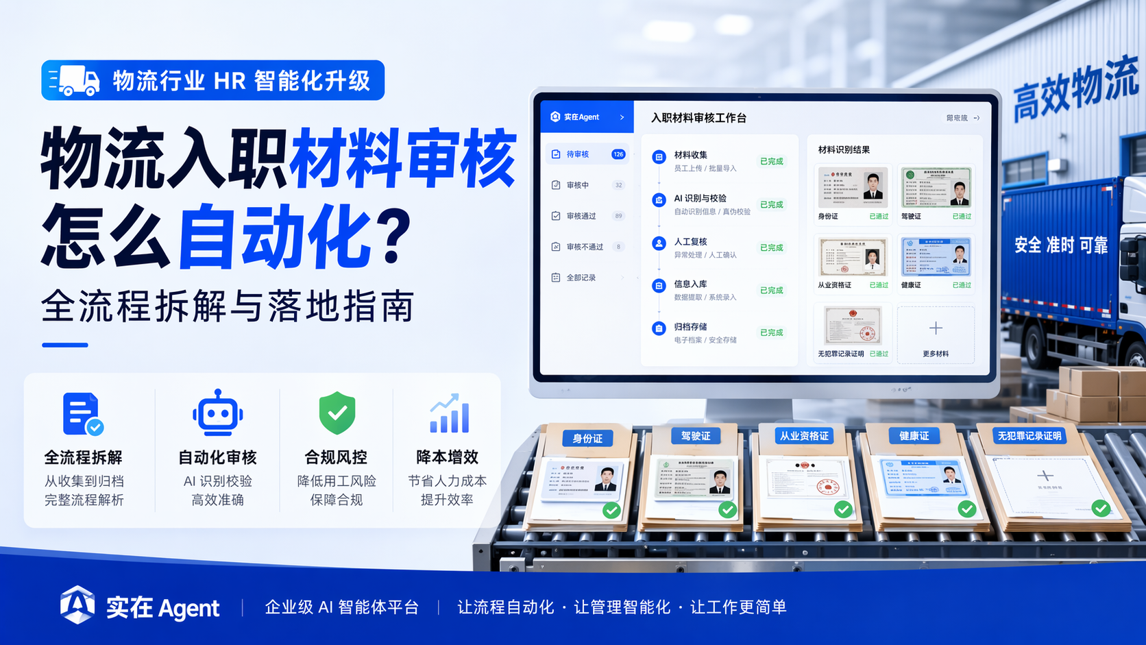物流入职材料审核怎么自动化？全流程拆解与落地指南_图1