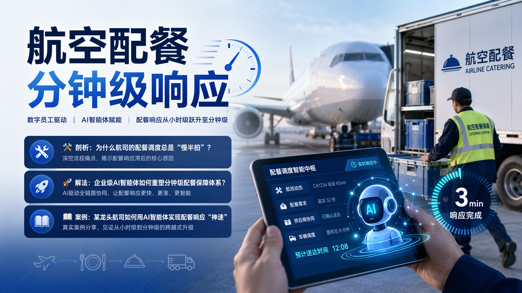 航空配餐分钟级响应
