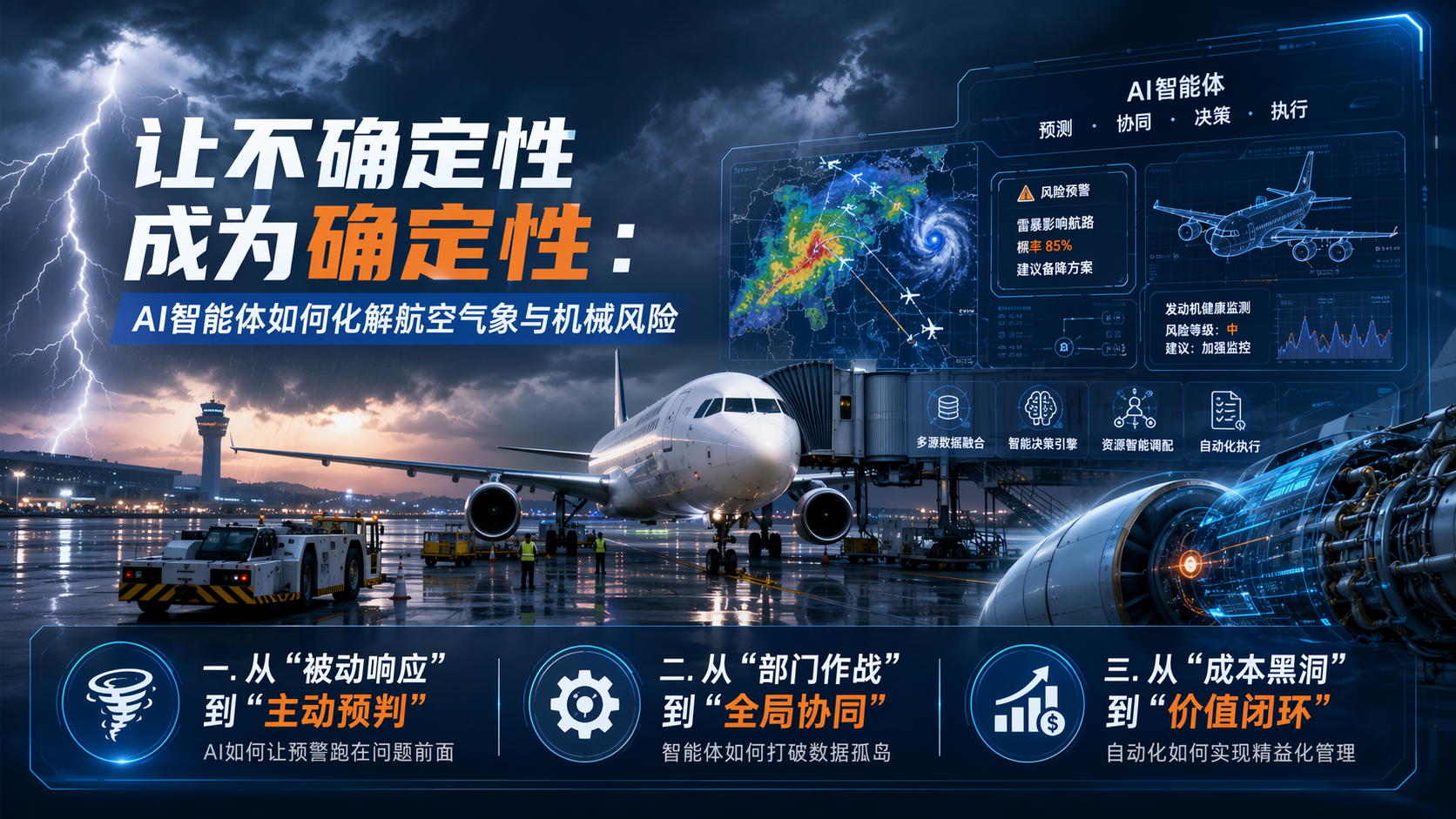 让不确定性成为确定性:AI智能体如何化解航空气象与机械风险