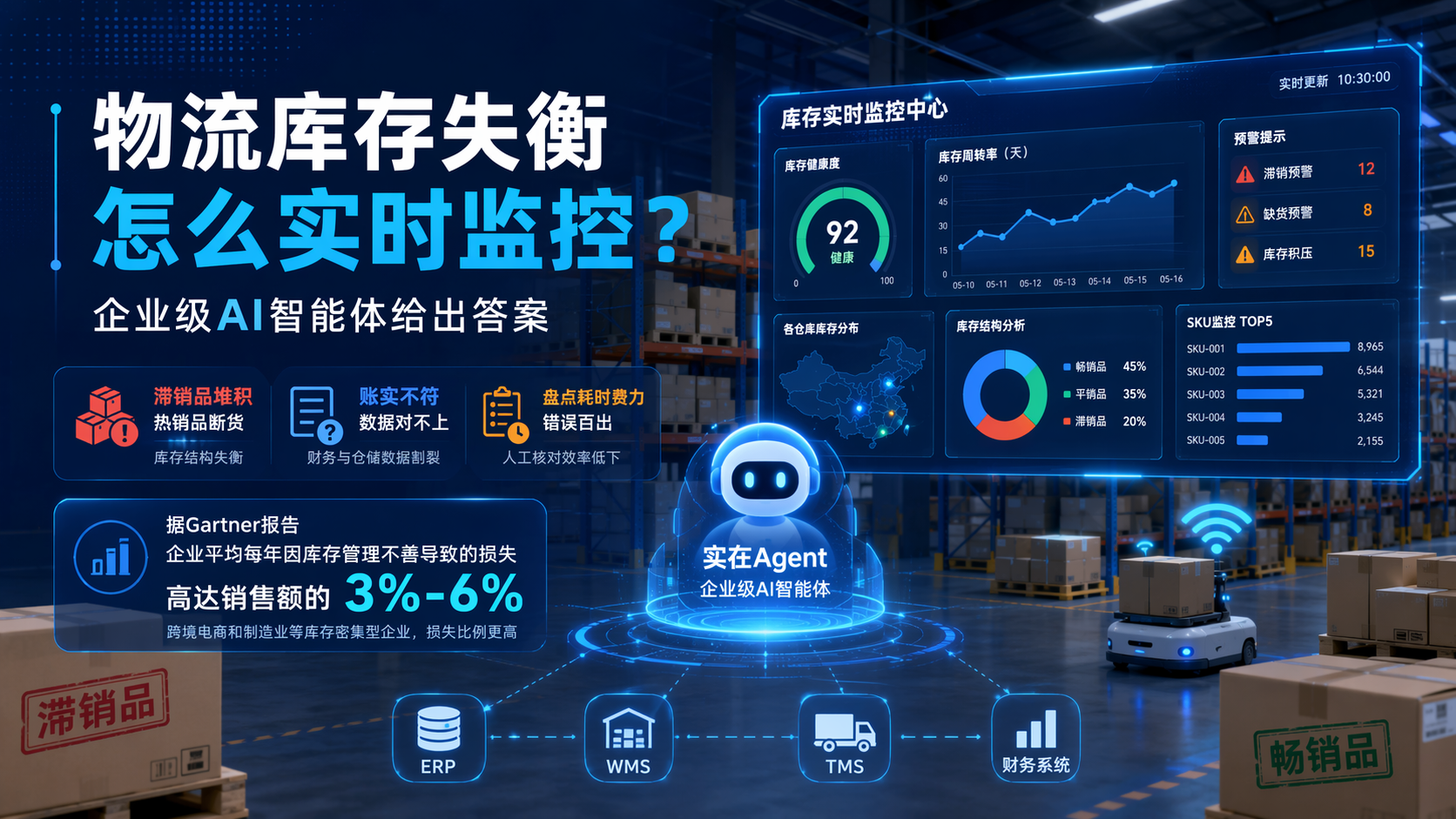 物流库存失衡怎么实时监控？企业级AI智能体给出答案_图1