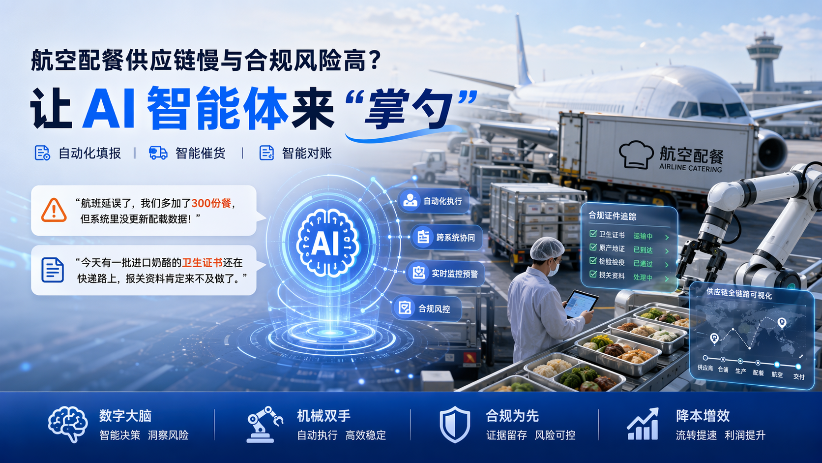 航空配餐供应链慢与合规风险高？让AI智能体来“掌勺”_图1