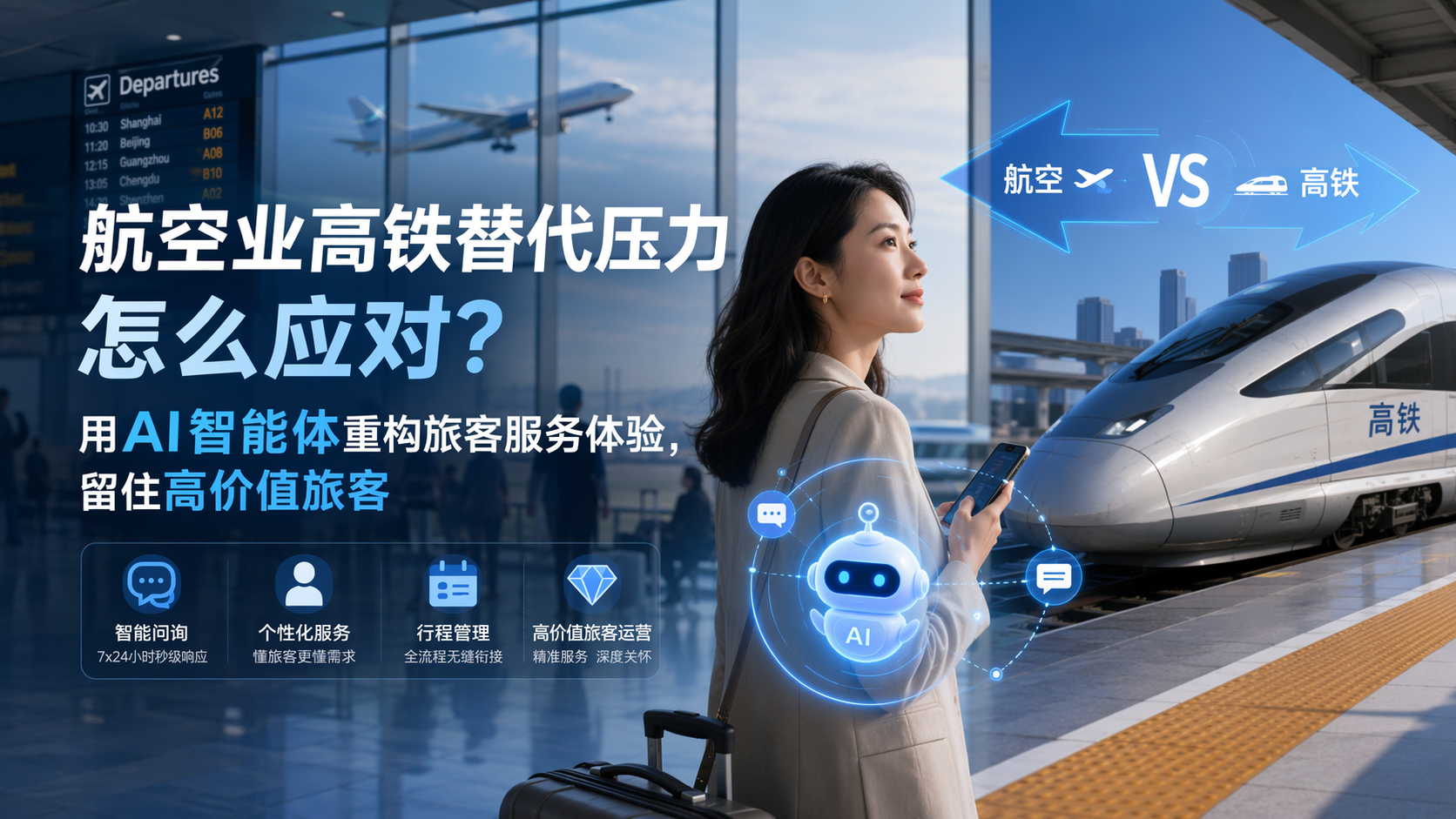 航空业高铁替代压力怎么应对？用AI智能体重构旅客服务体验，留住高价值旅客_图1