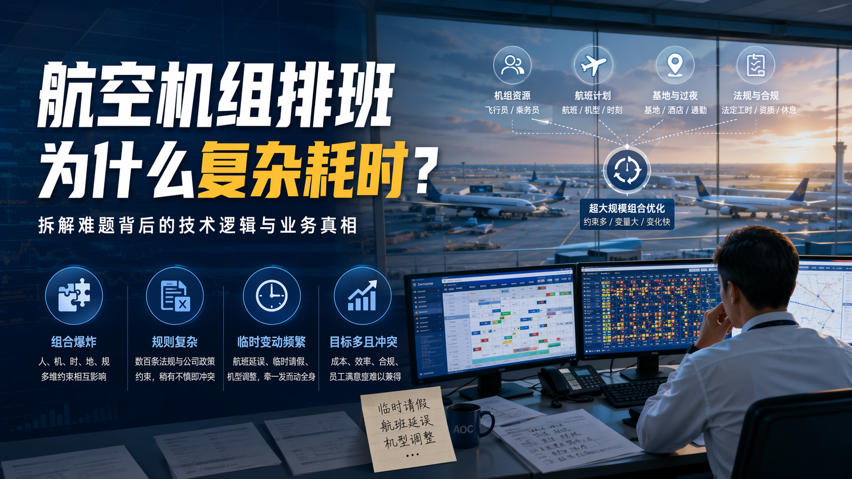 航空机组排班为什么复杂耗时？_图1