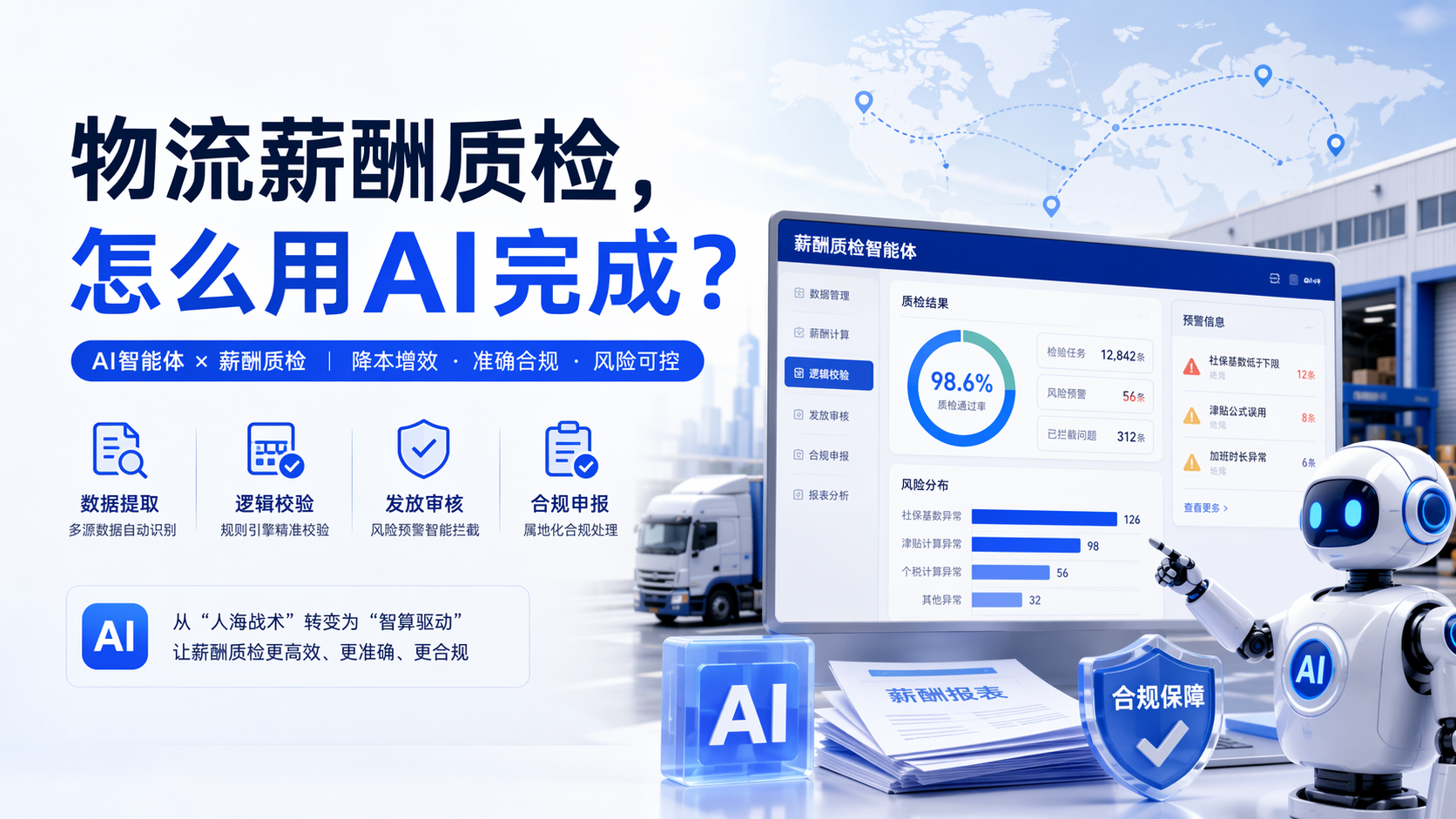 物流薪酬质检，怎么用AI完成？