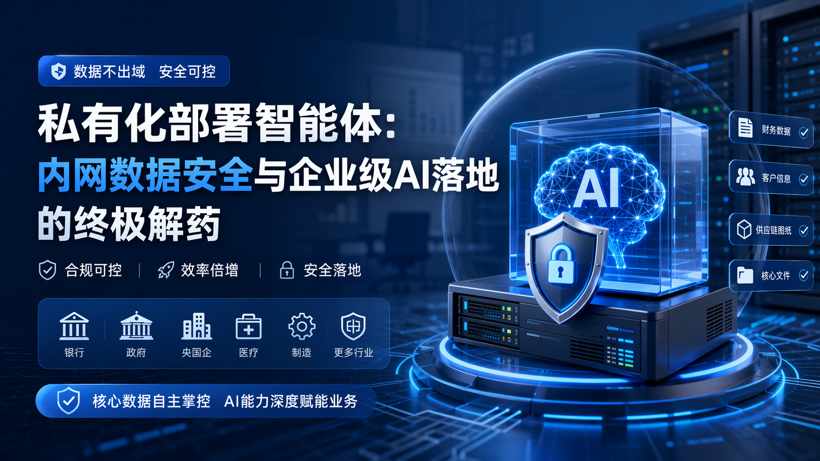 私有化部署智能体：内网数据安全与企业级AI落地的终极解药