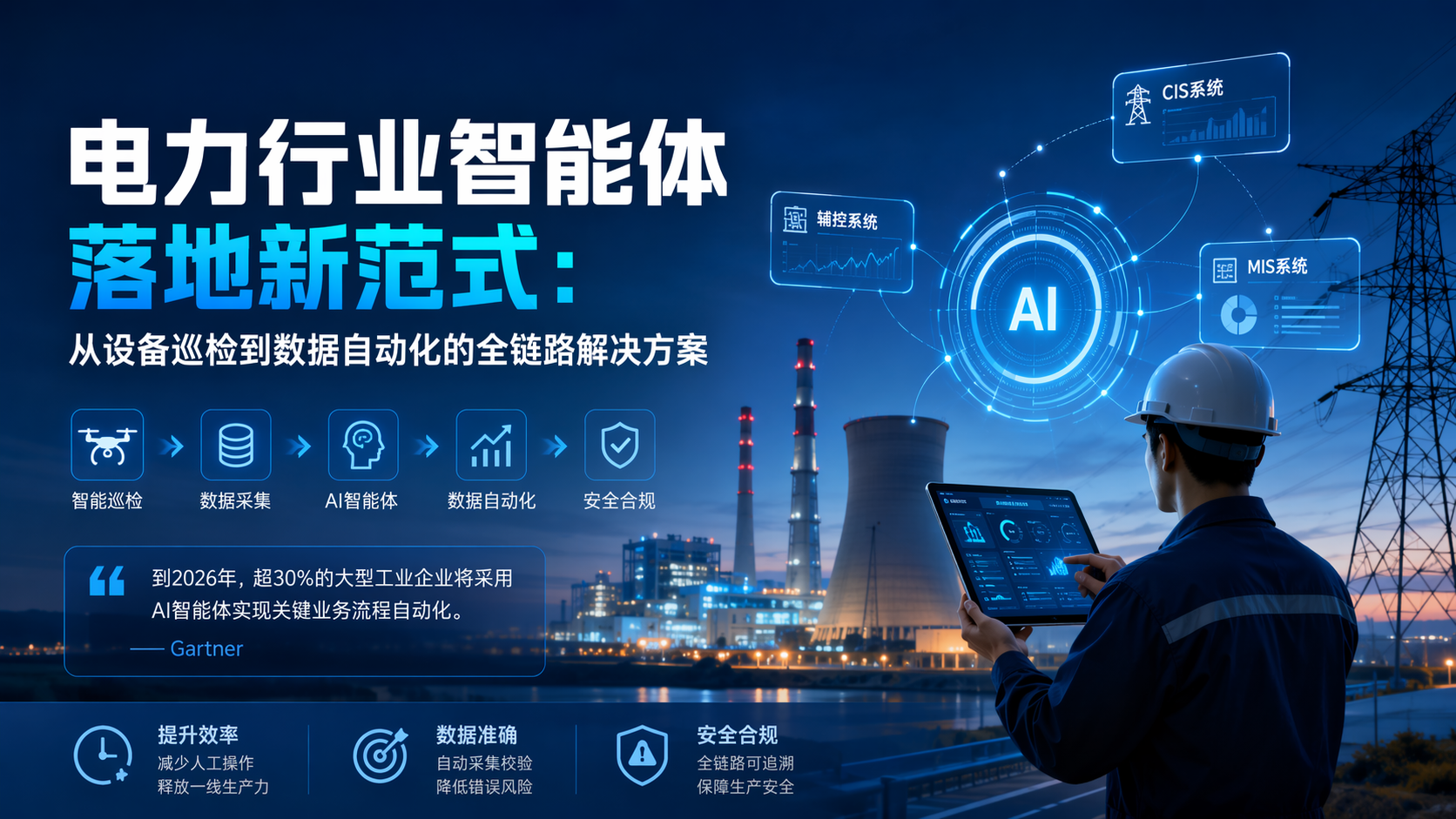 电力行业智能体落地新范式：从设备巡检到数据自动化的全链路解决方案
