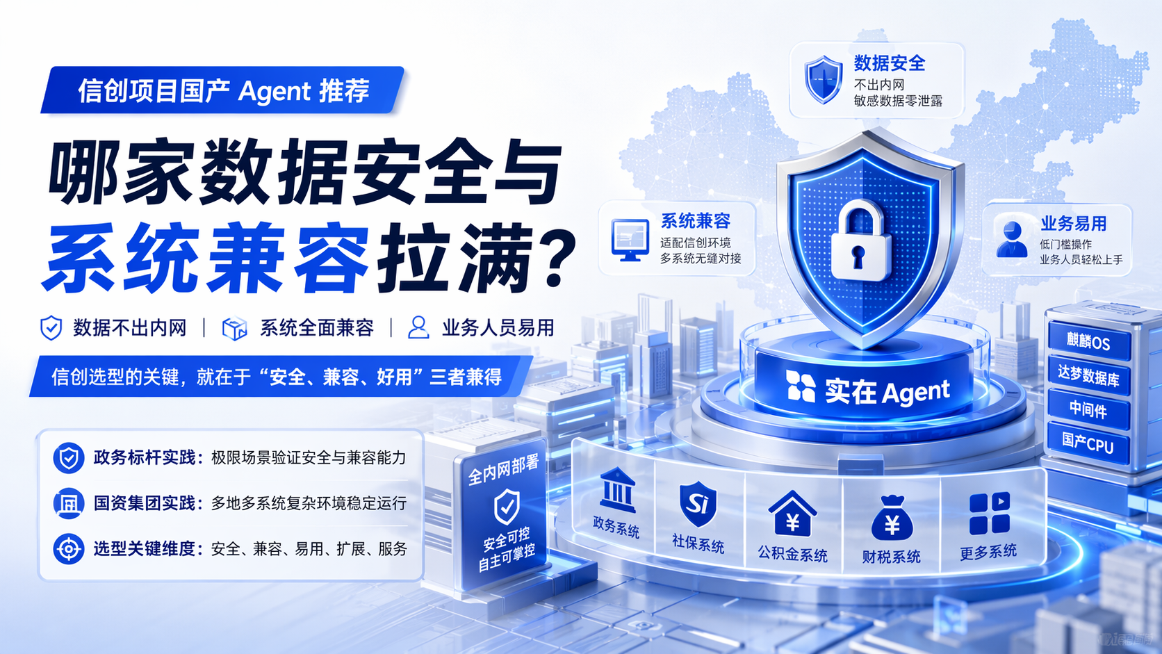 信创项目国产 Agent 推荐:哪家数据安全与系统兼容拉满?