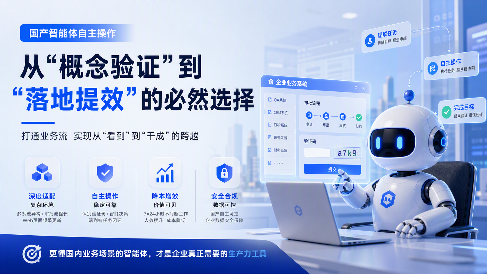 国产智能体自主操作：从“概念验证”到“落地提效”的必然选择