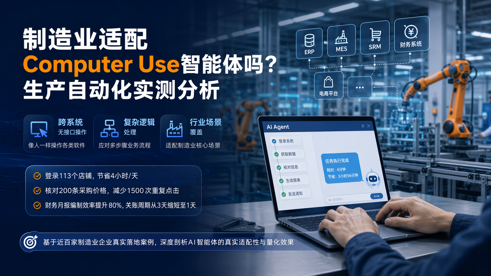 制造业适配Computer Use智能体吗？生产自动化实测分析
