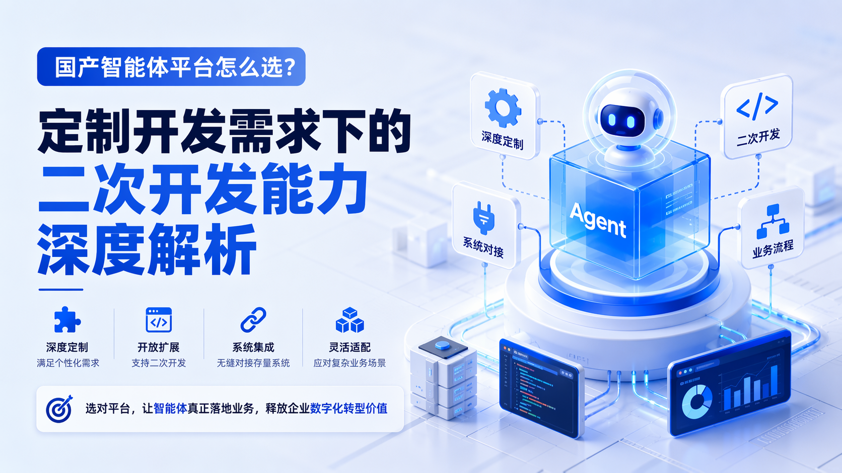 国产智能体平台怎么选？定制开发需求下的二次开发能力深度解析
