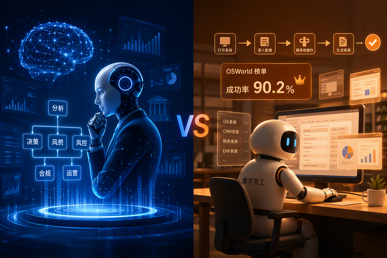 蚂蚁Agentar vs 实在Agent平台:企业ai落地选哪个