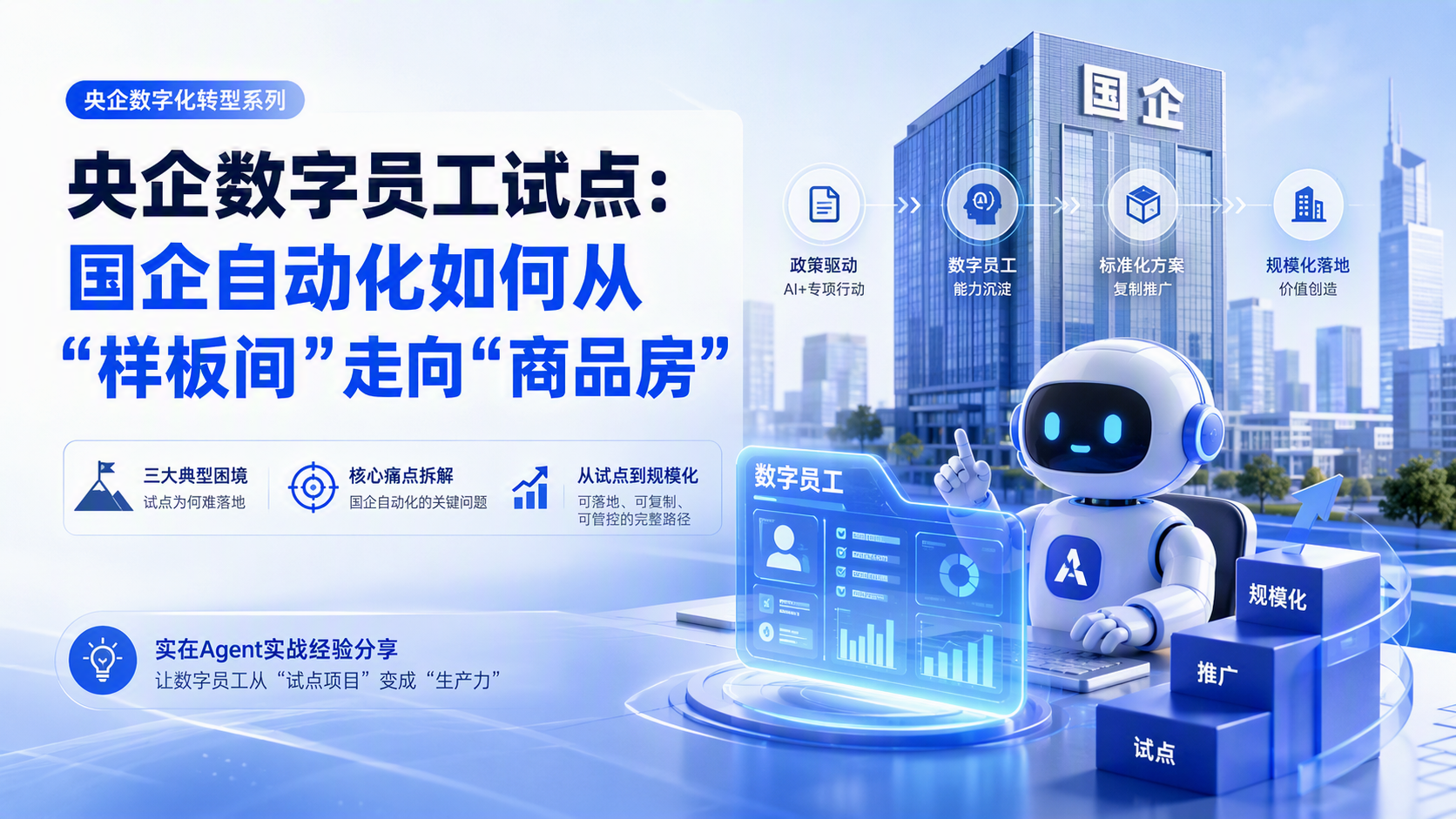 央企数字员工试点：国企自动化如何从“样板间”走向“商品房”
