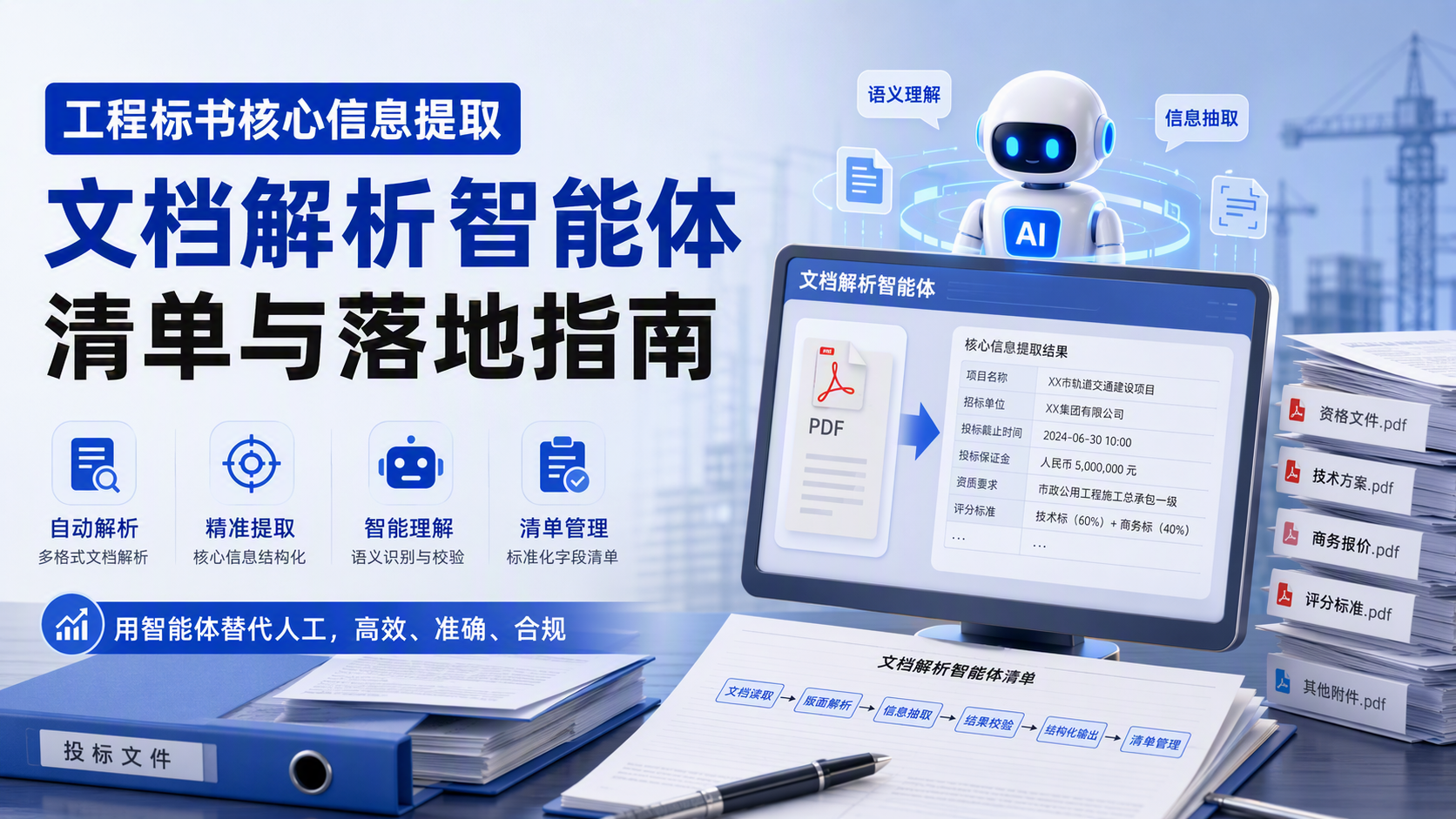 工程标书核心信息提取 文档解析智能体清单与落地指南_图1
