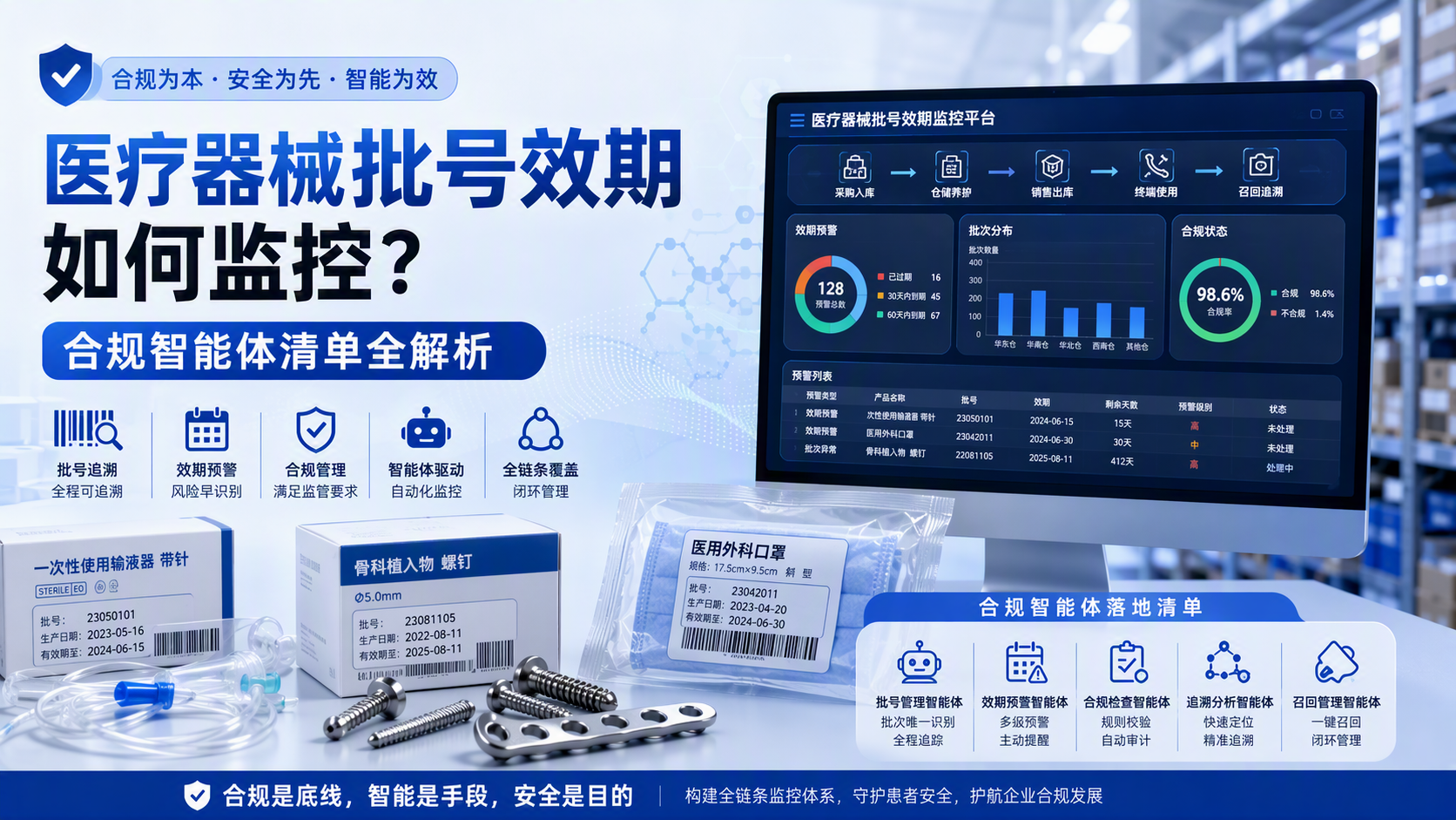医疗器械批号效期如何监控？合规智能体清单全解析_图1