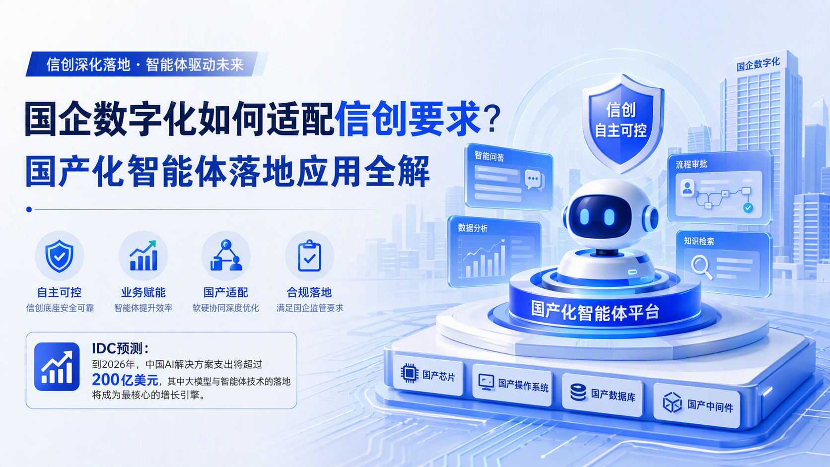 国企数字化如何适配信创要求？国产化智能体落地应用全解