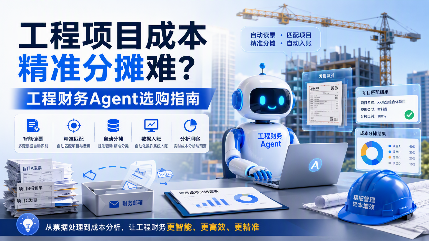 工程项目成本精准分摊难?工程财务Agent选购指南