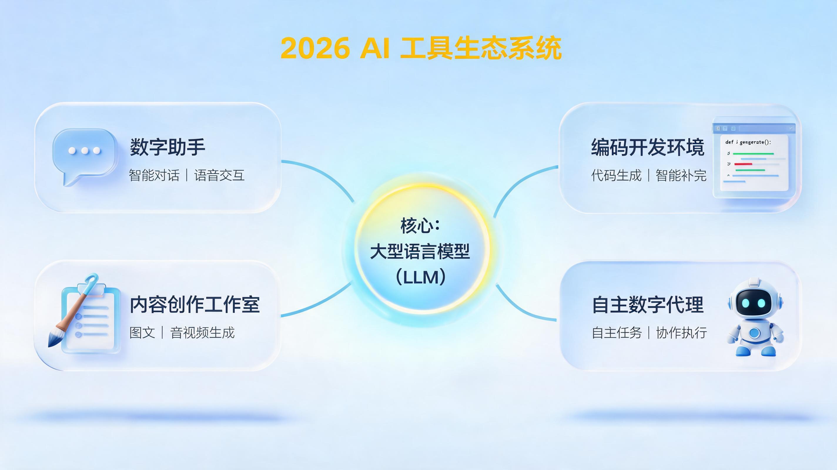 人工智能工具有哪几种?从大模型到智能体的2026年全景分类