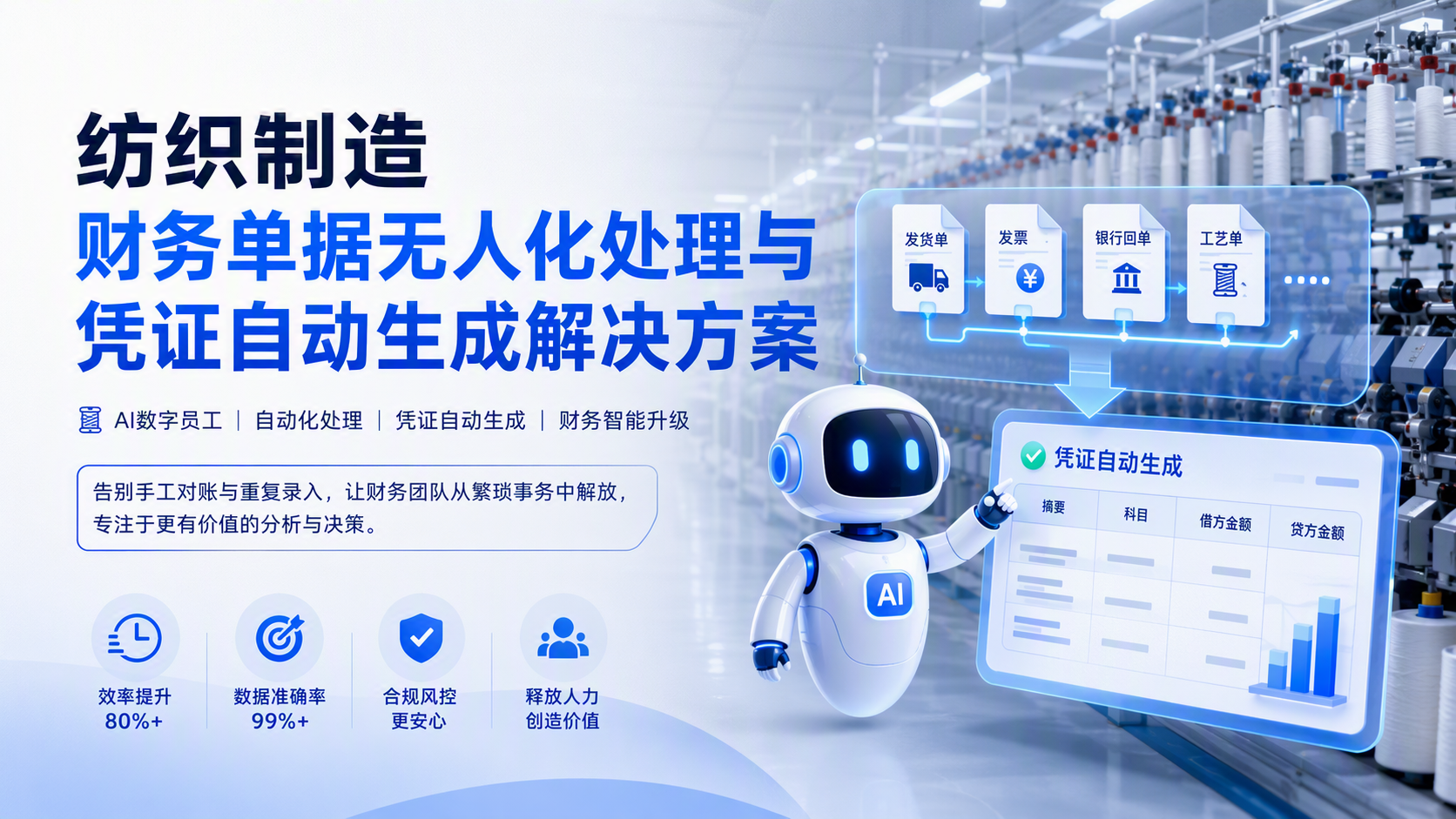 纺织制造财务单据无人化处理与凭证自动生成解决方案_图1