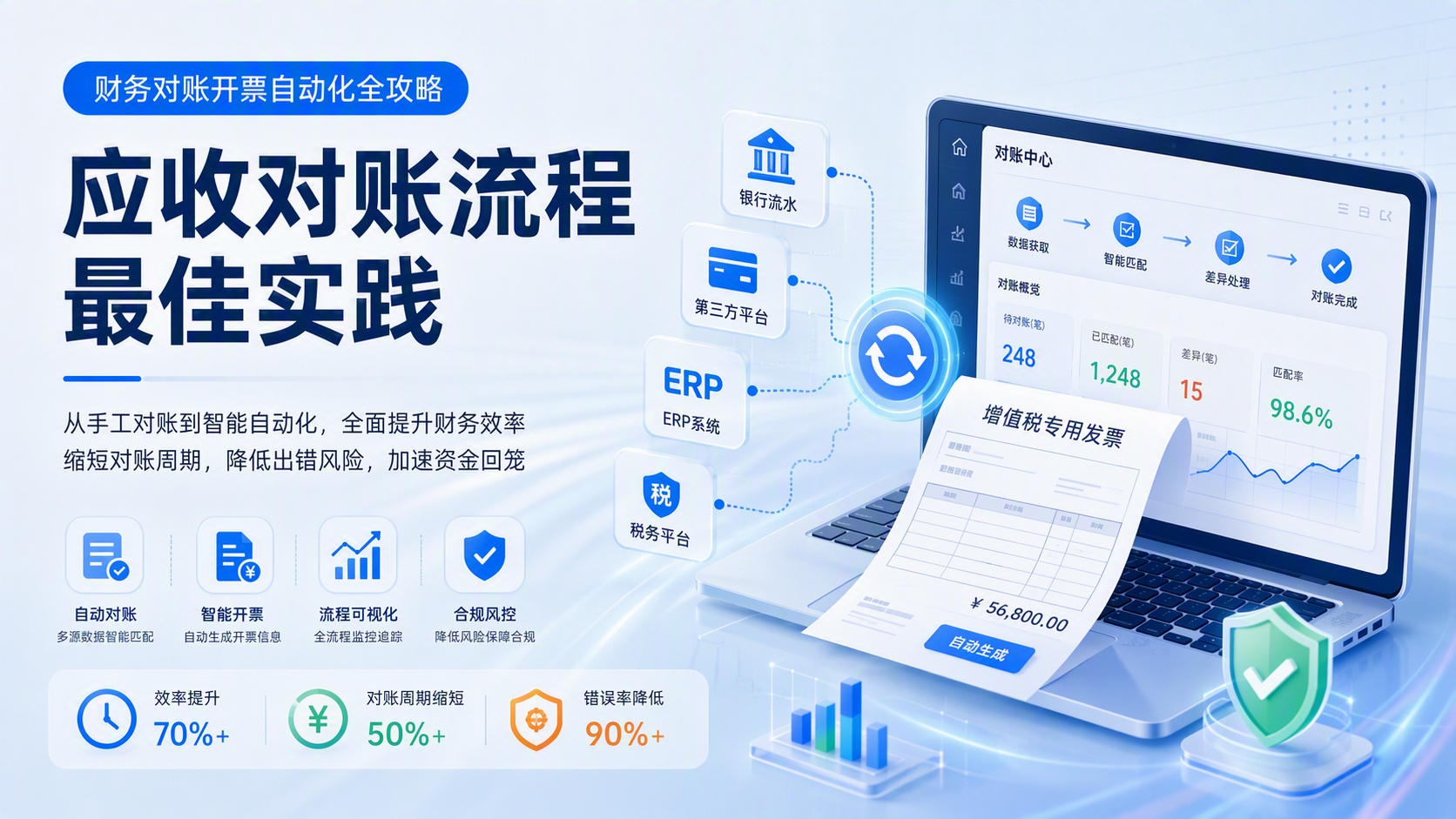 财务对账开票自动化全攻略:应收对账流程最佳实践