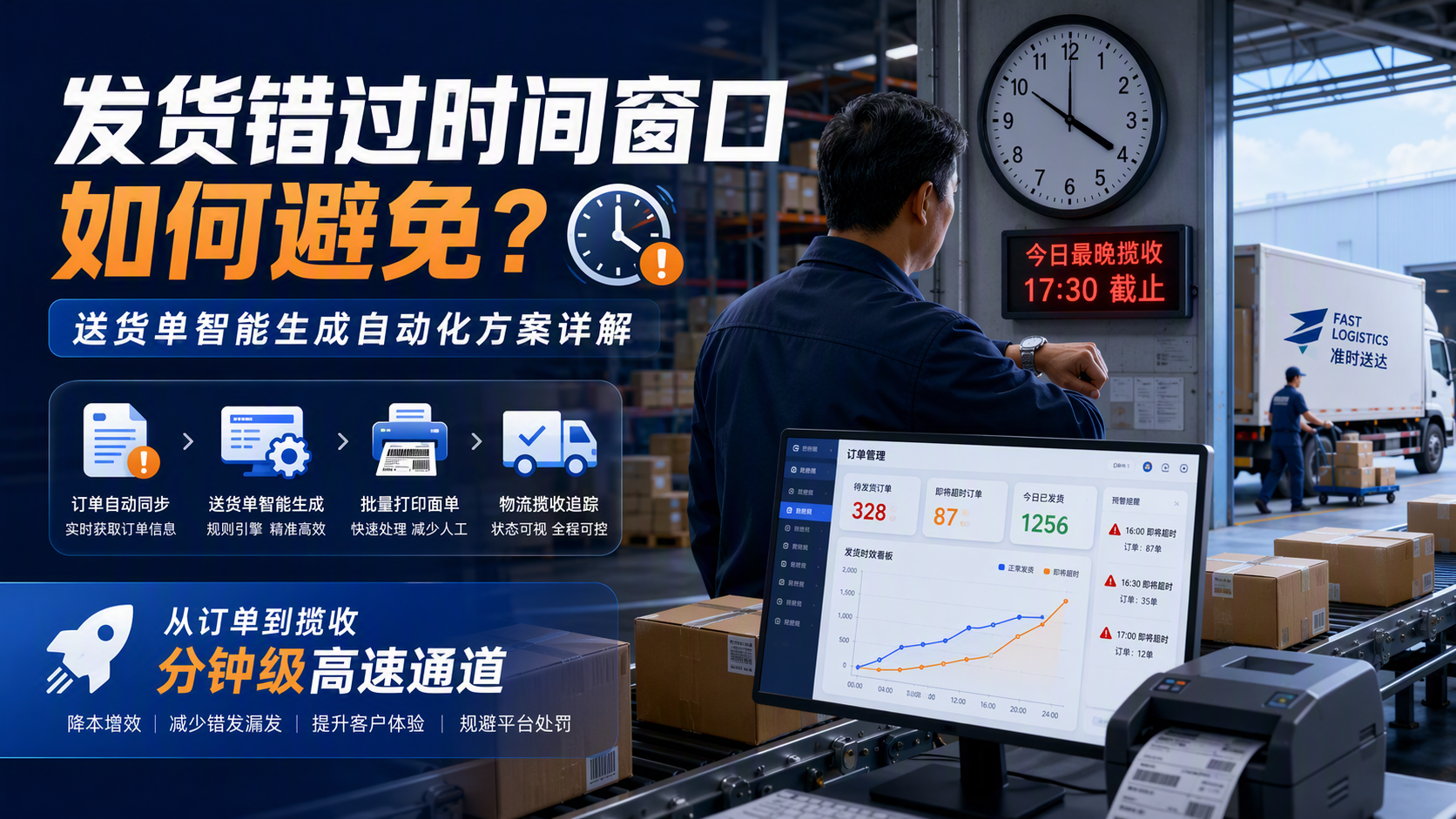 发货错过时间窗口如何避免?送货单智能生成自动化方案详解