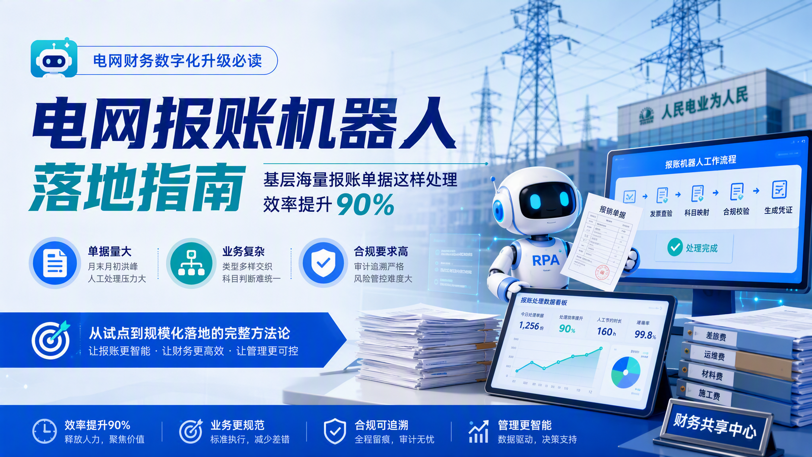 电网报账机器人落地指南:基层海量报账单据这样处理,效率提升90%